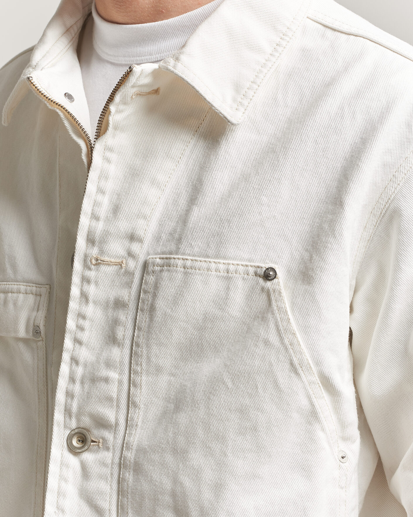 Herren | Jacken | C.P. Company | Bull Denim 10oz Jeans Jacket White