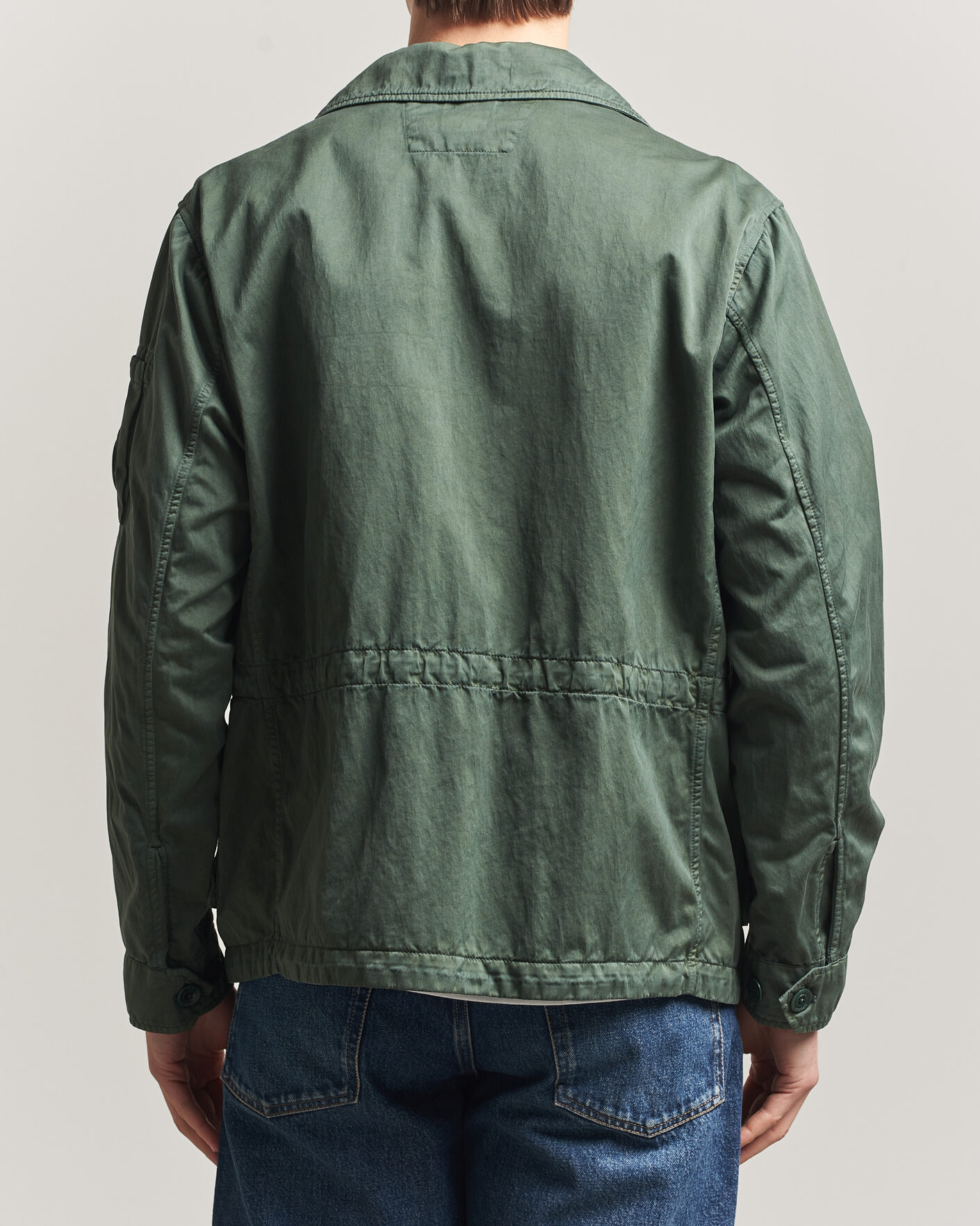 Herren | Jacken | C.P. Company | Raso Cinque Cotton Nylon Jungle Jacket Dark Green