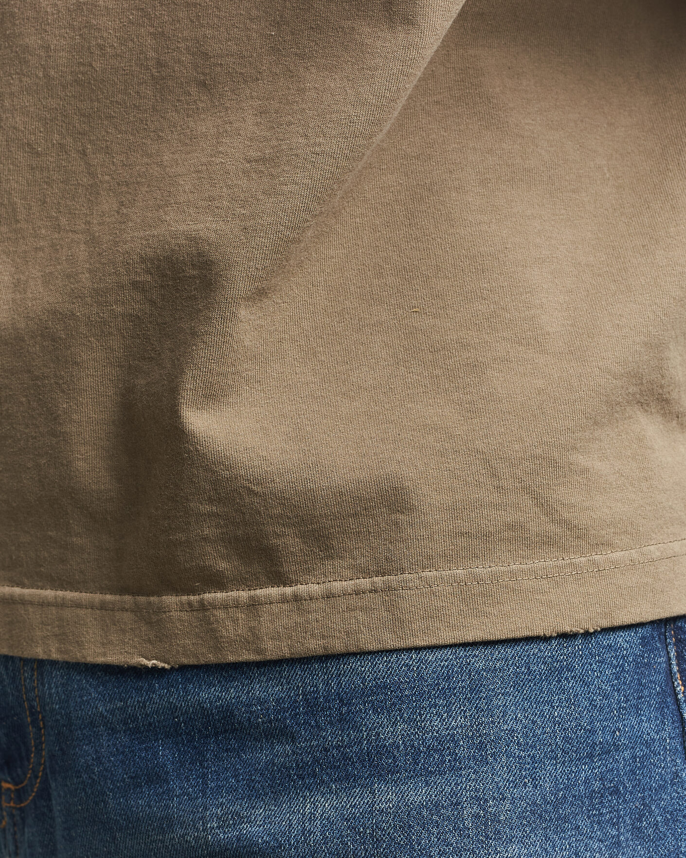 Herren | T-Shirts | Golden Goose | Journey Dyed Cotton T-Shirt Washed Beige