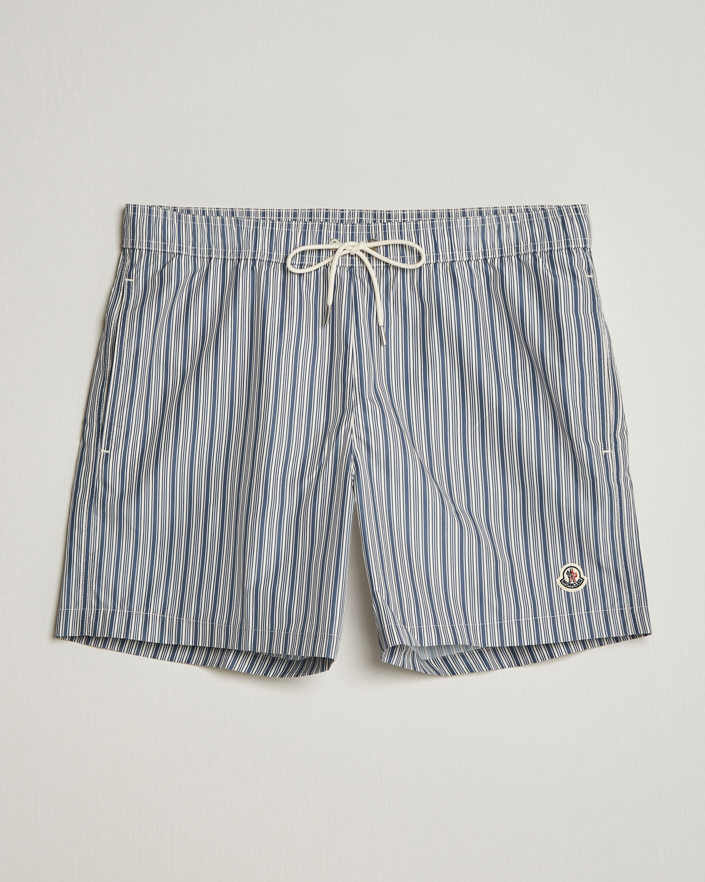 Herren | Badehosen | Moncler | Nylon Swim Shorts Blue Stripe