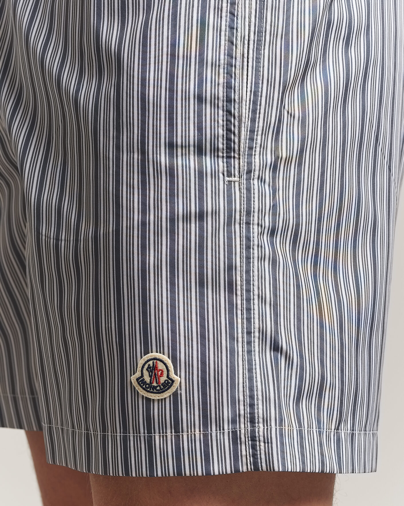 Herren | Badehosen | Moncler | Nylon Swim Shorts Blue Stripe