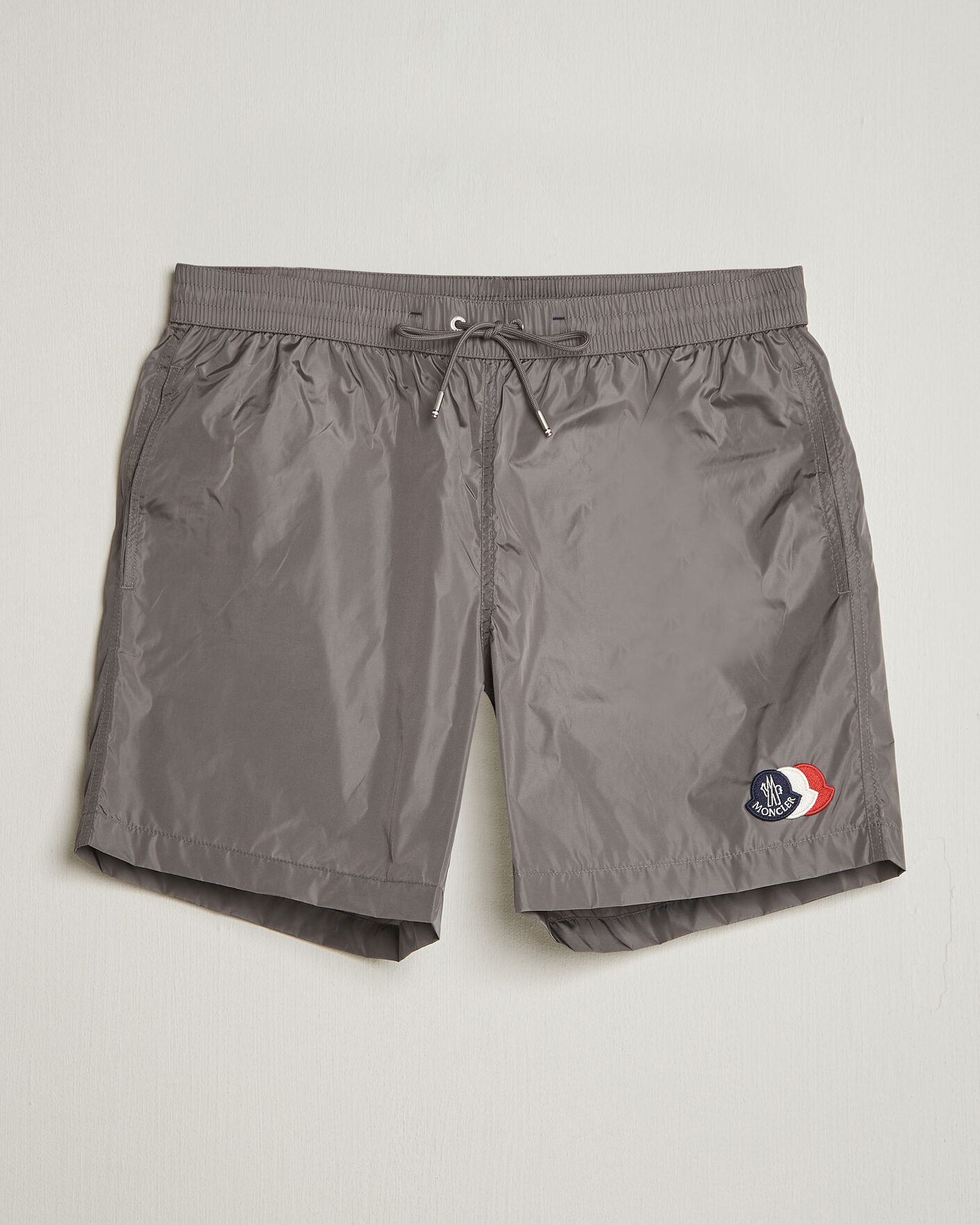 Herren | Badehosen | Moncler | Tricolore Logo Swim Shorts Grey