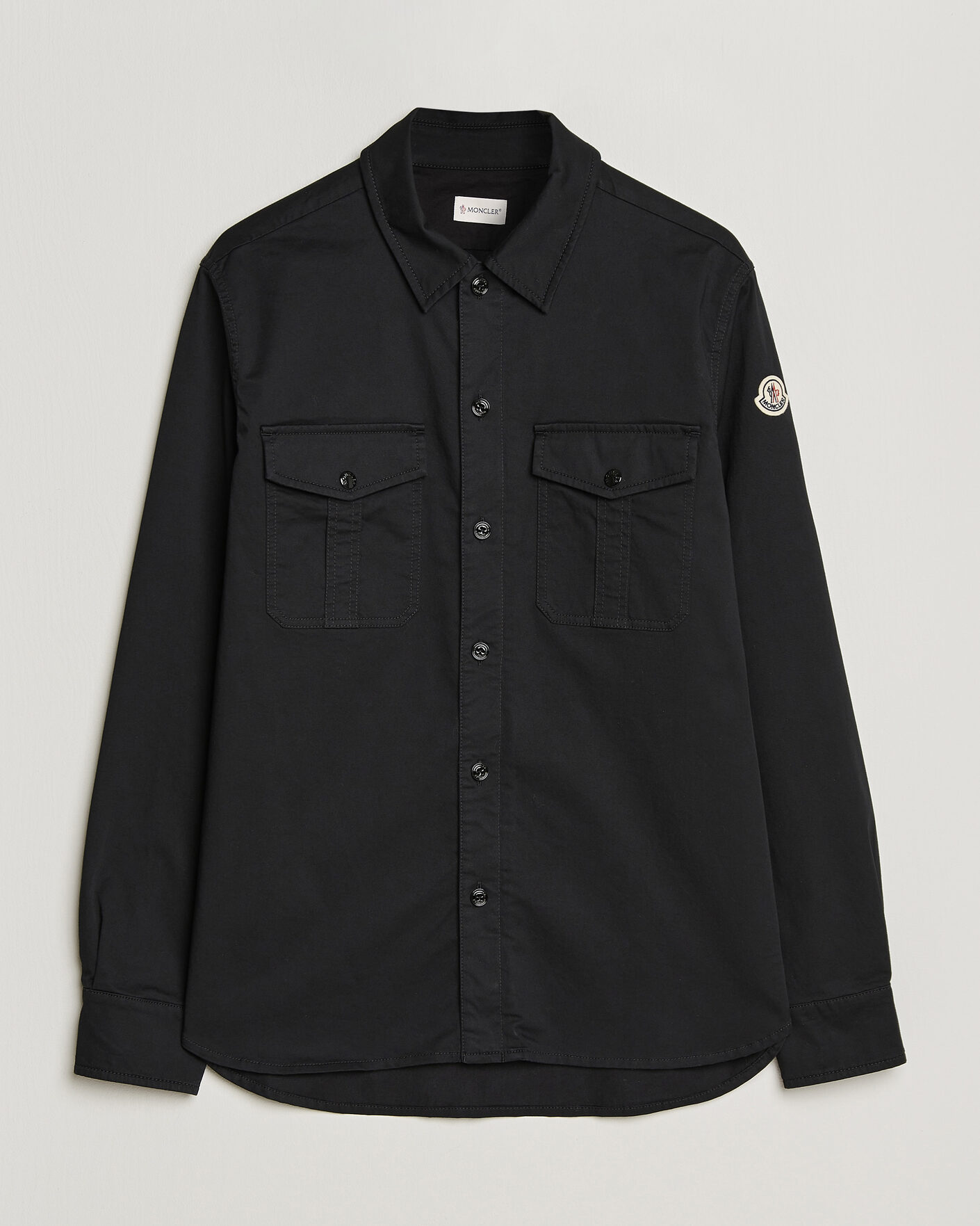 Herren | Hemden | Moncler | Double Pocket Overshirt Black