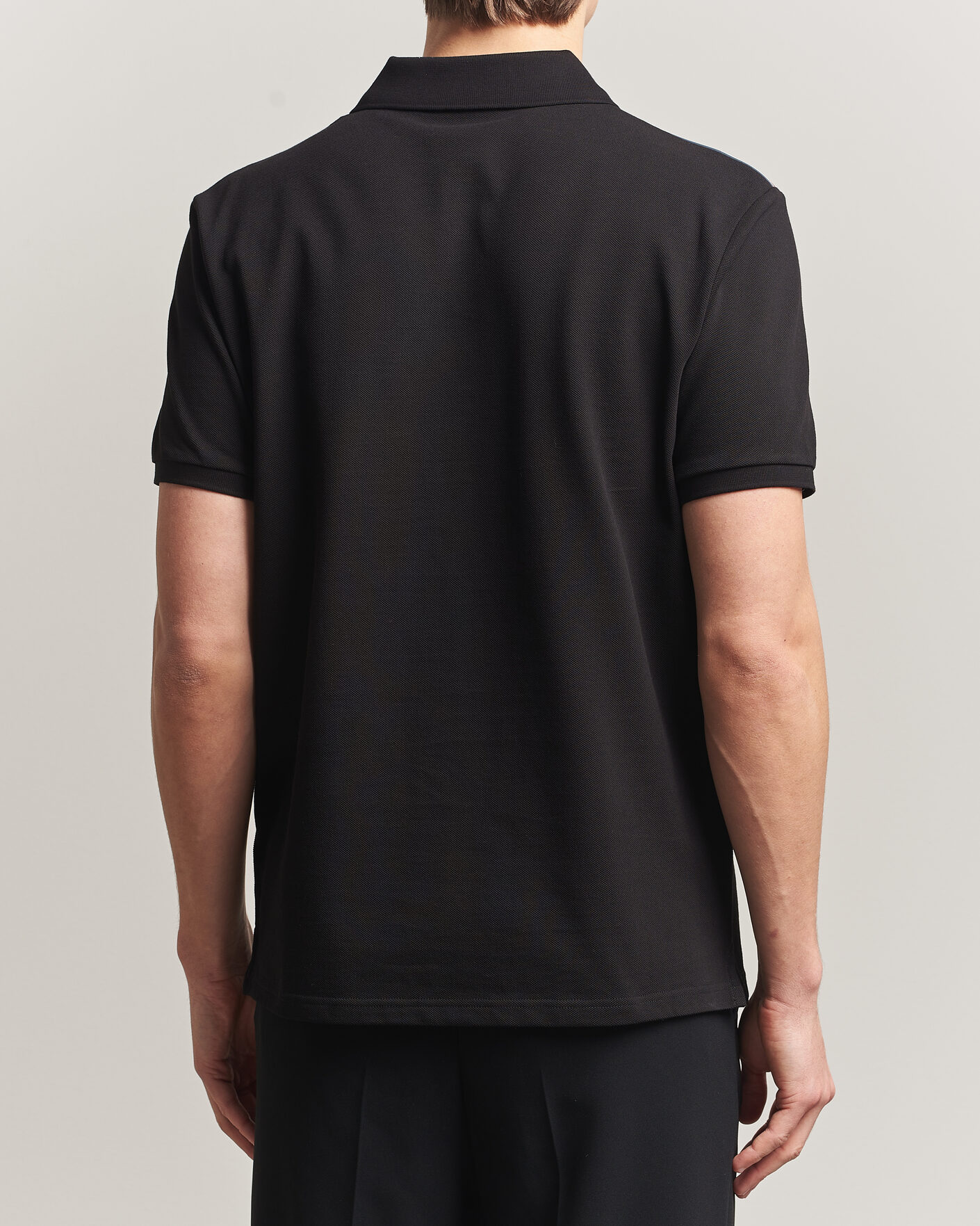 Herren | Poloshirts | Moncler | Tricolore Shoulder Polo Black