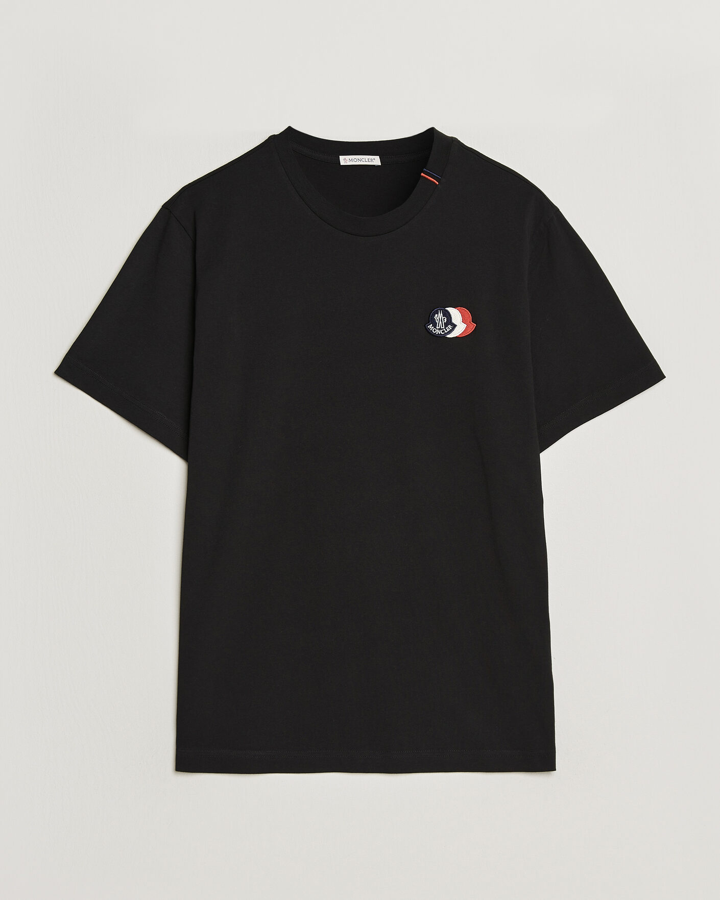 Herren | T-Shirts | Moncler | Tricolore Logo T-Shirt Black