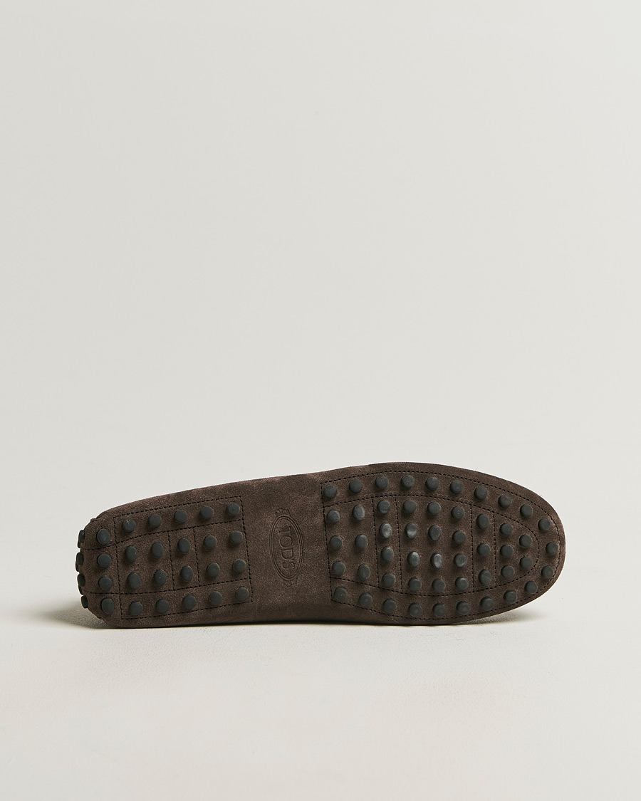 Herren | Mokassin | Tod's | Gommino Carshoe Dark Brown Suede