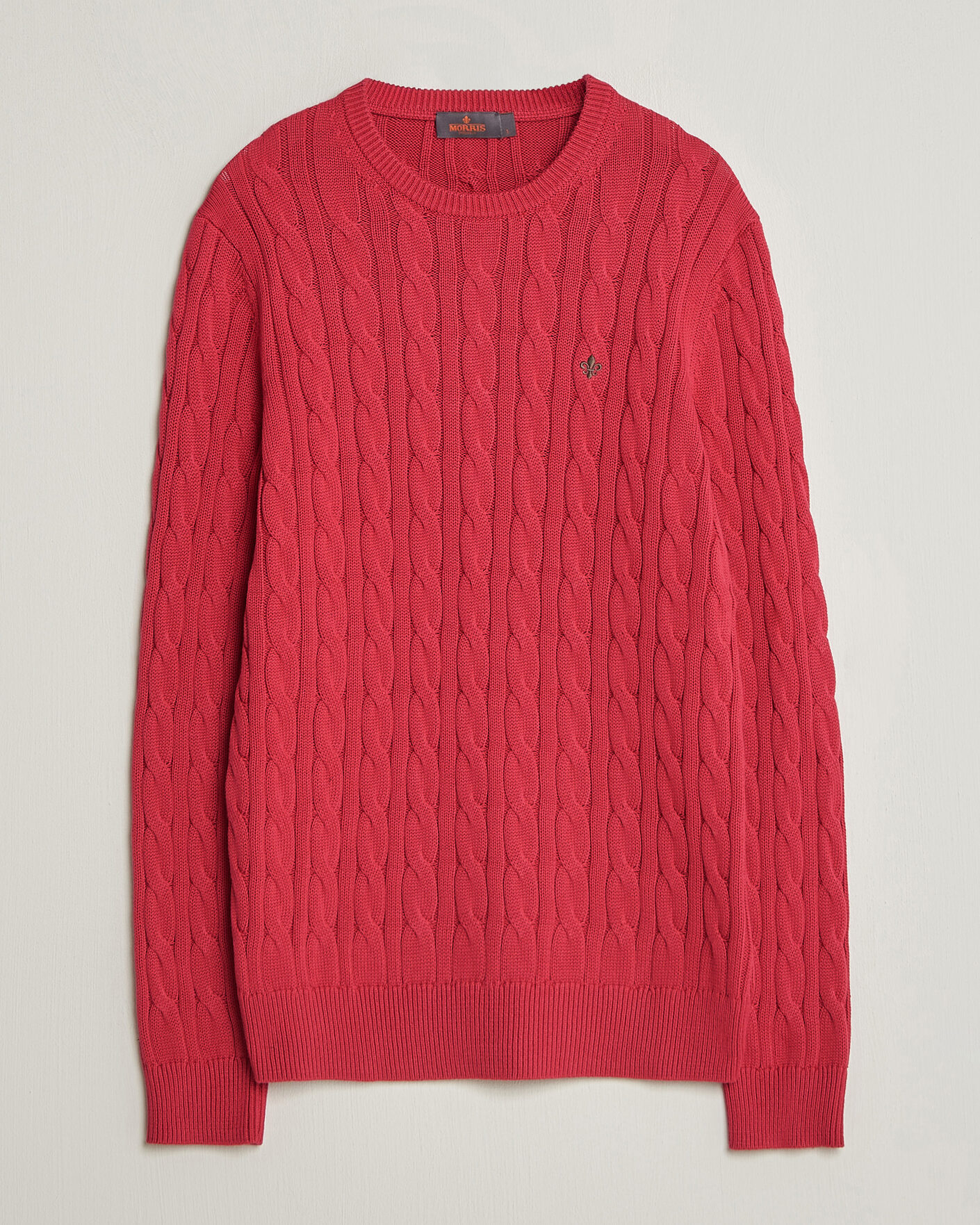 Herren | Pullover | Morris | Ethan Cable Oneck Red