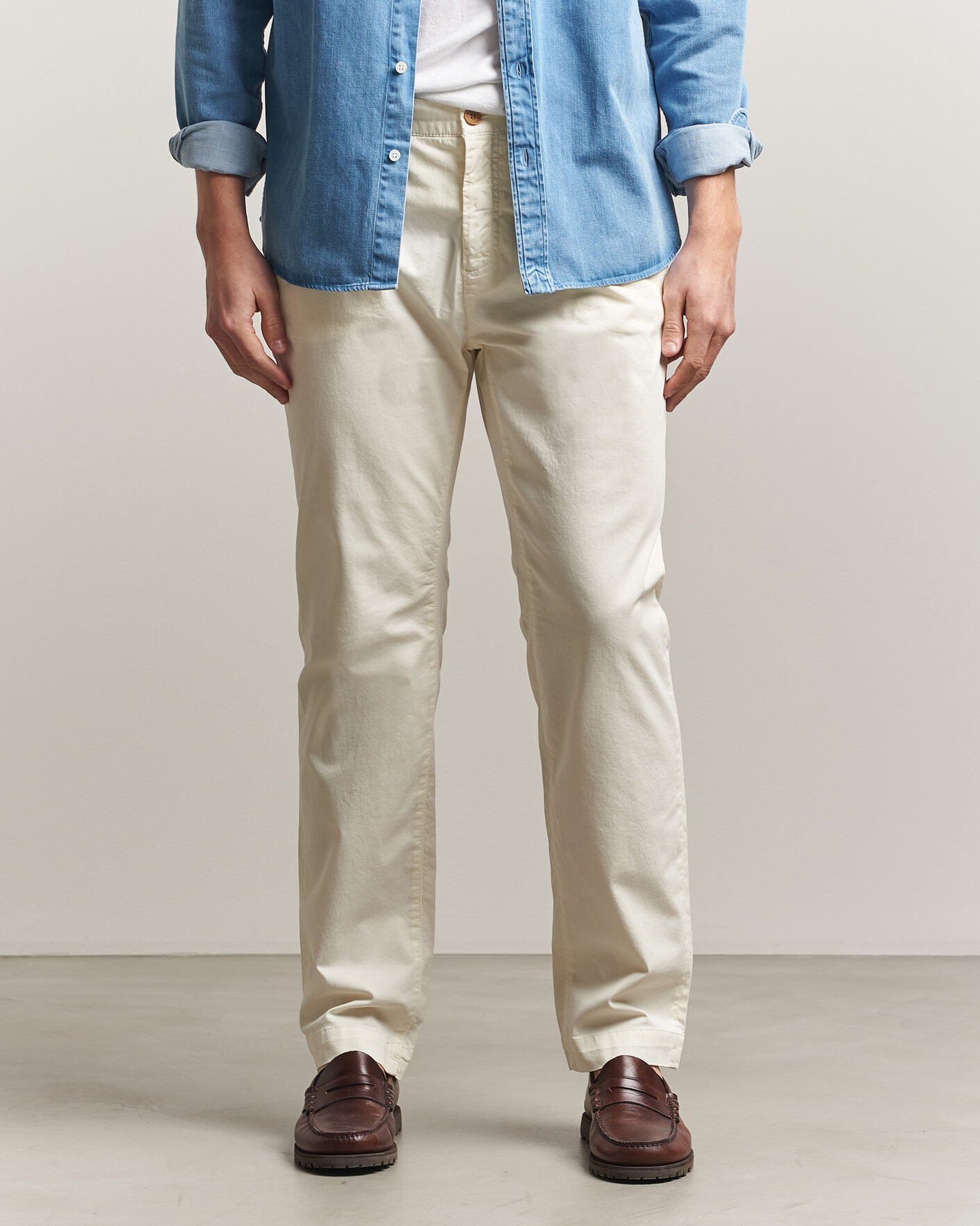Herren | Hosen | Morris | Jeffrey Summer Chinos Off White