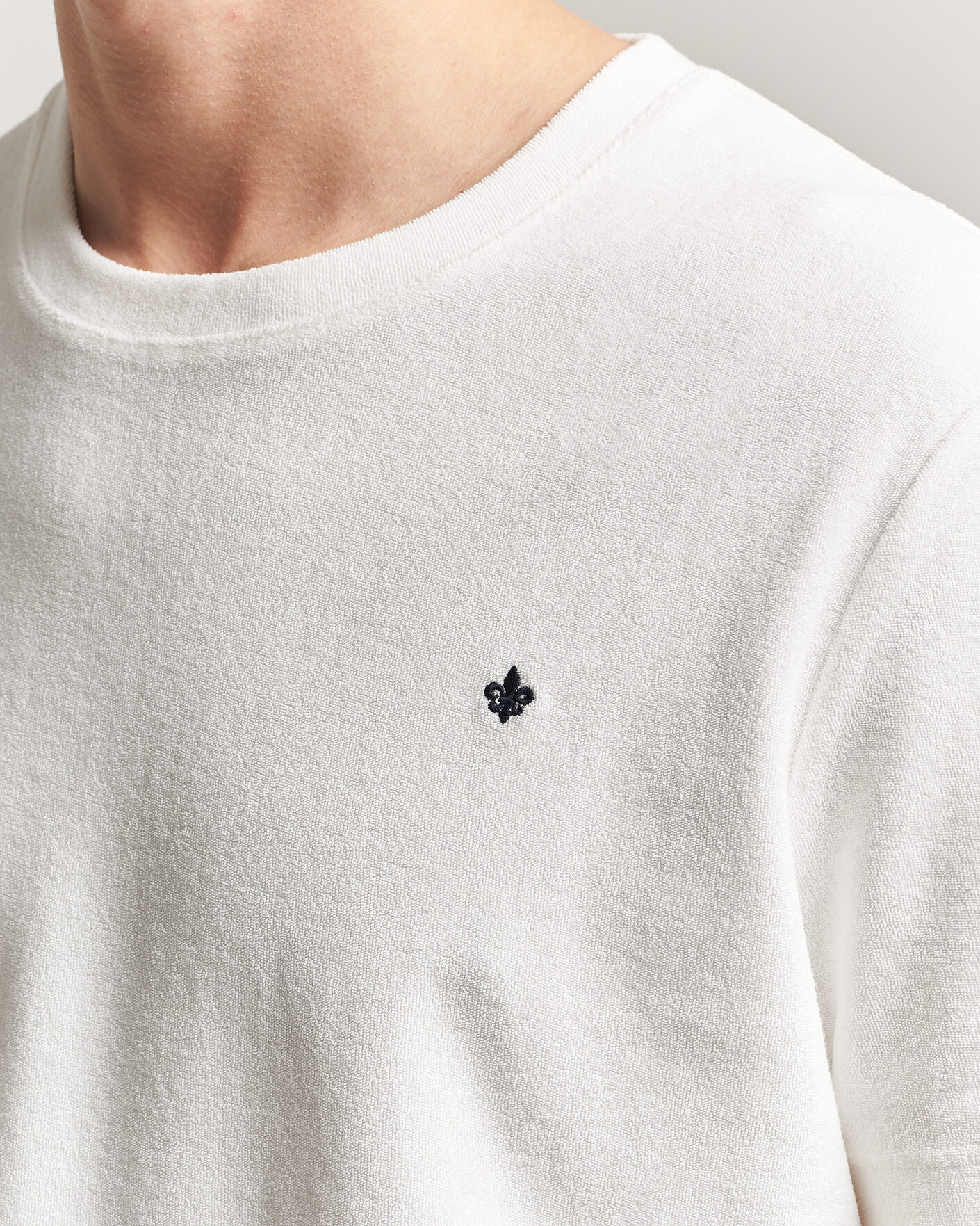 Herren | T-Shirts | Morris | Delon Terry Tee Off White