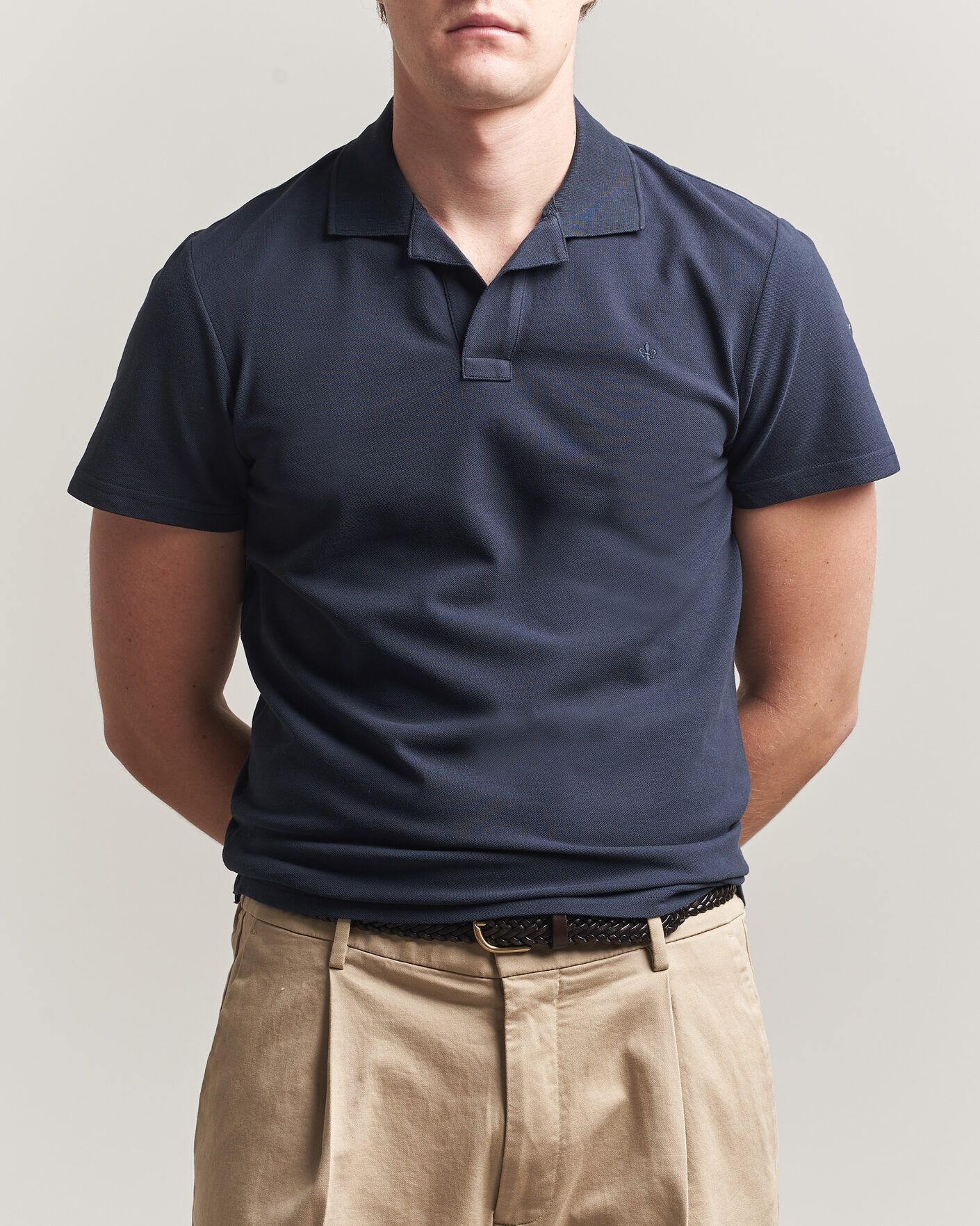Herren | Poloshirts | Morris | Dylan Pique Dark Blue