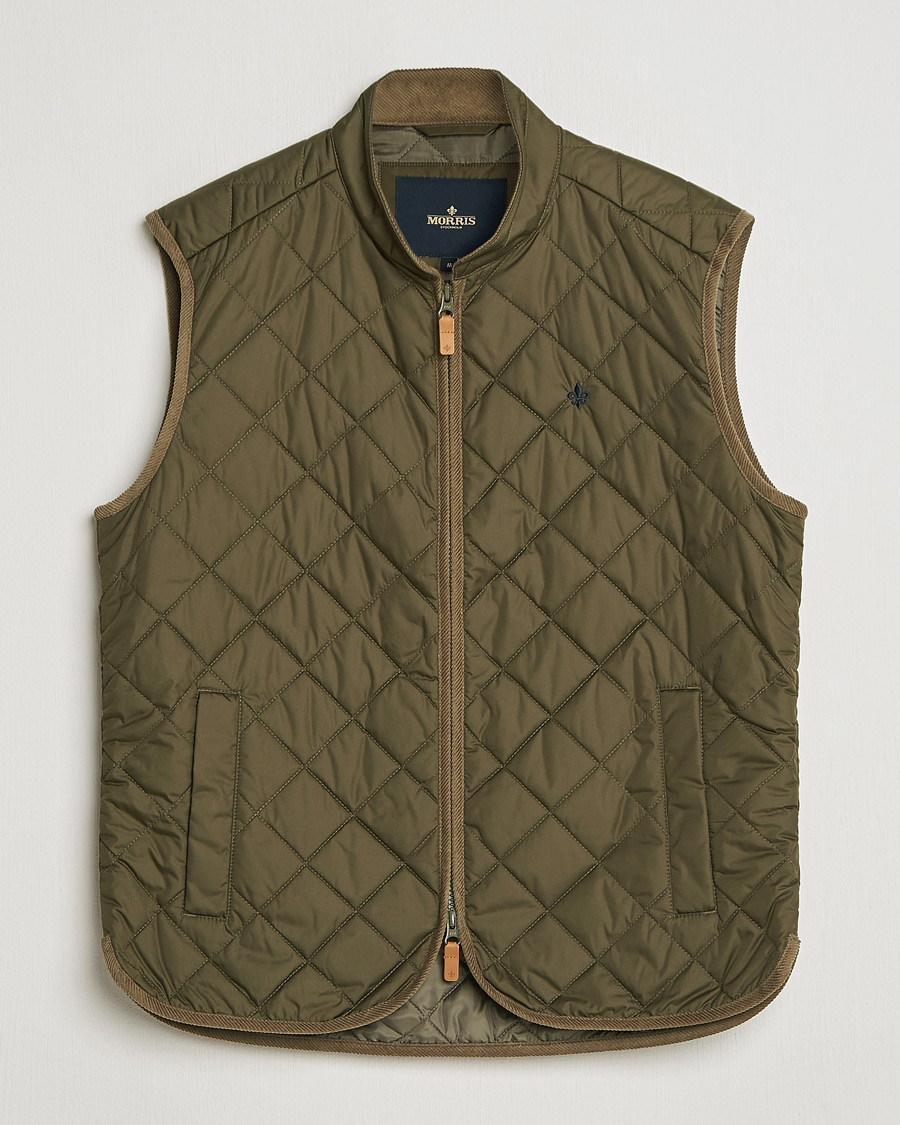 Herren | Westen | Morris | Teddy Quilted Vest Green