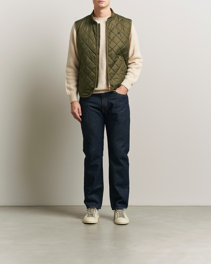 Herren | Westen | Morris | Teddy Quilted Vest Green