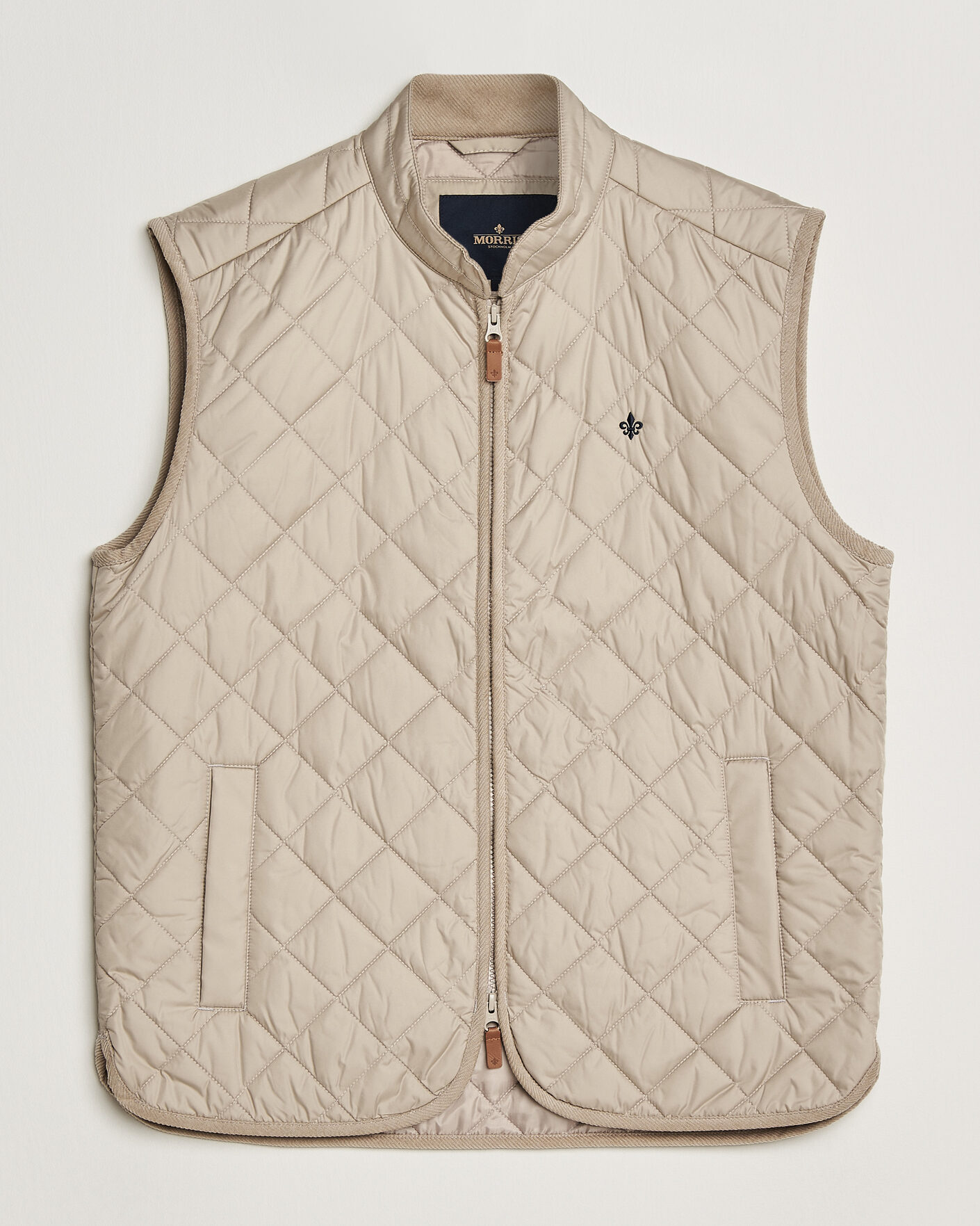 Herren | Westen | Morris | Teddy Quilted Vest Khaki