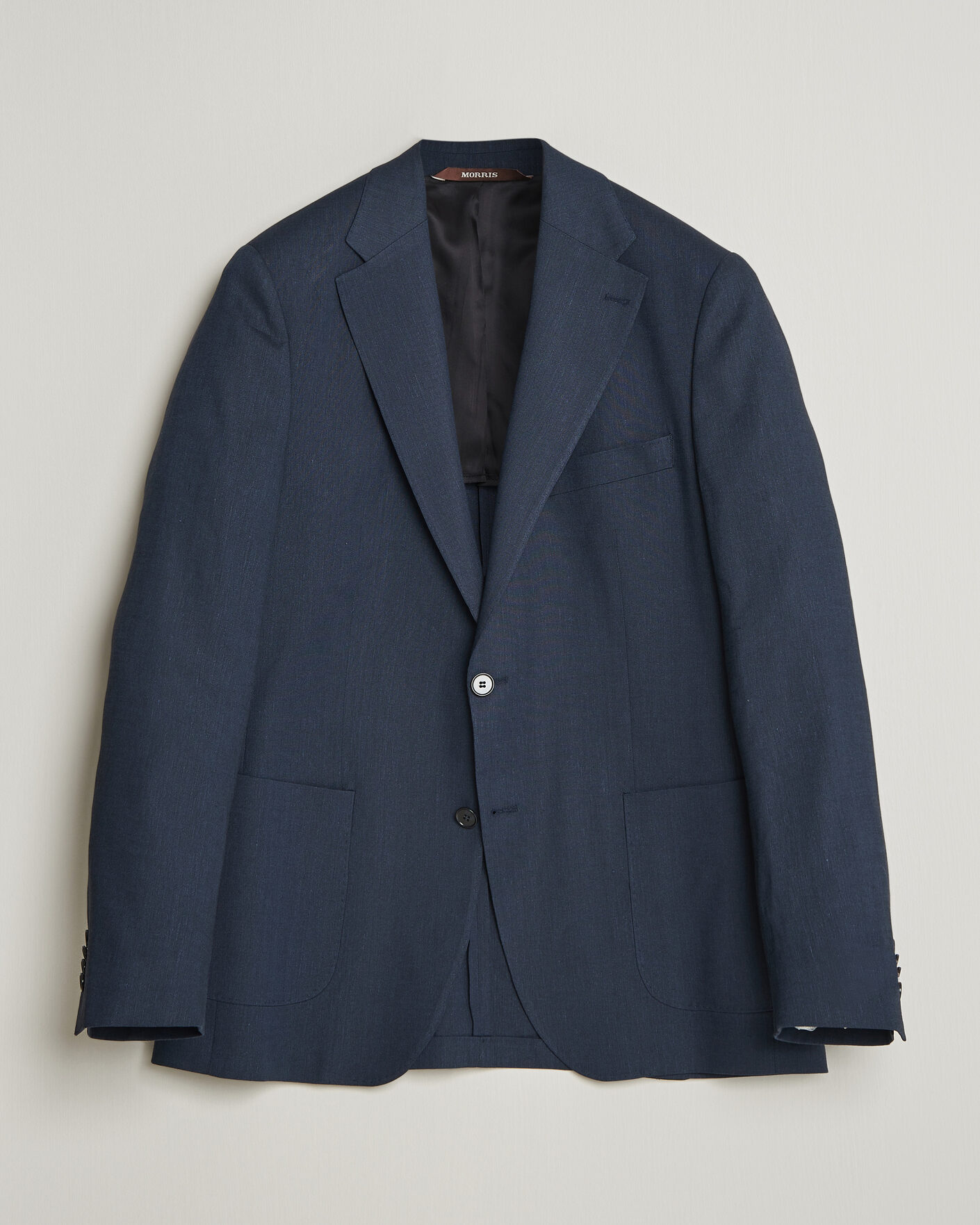 Herren | Sakkos | Morris | Linen Suit Blazer Navy