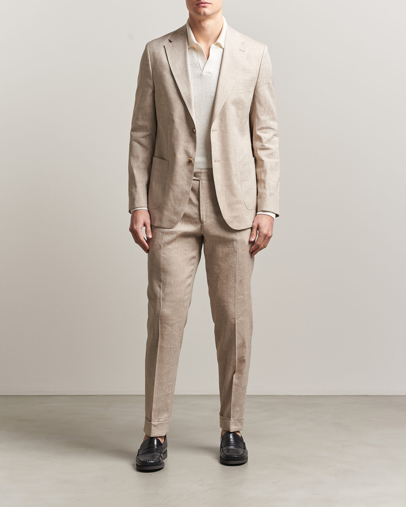 Herren | Hosen | Morris | Jack Linen Trousers Khaki