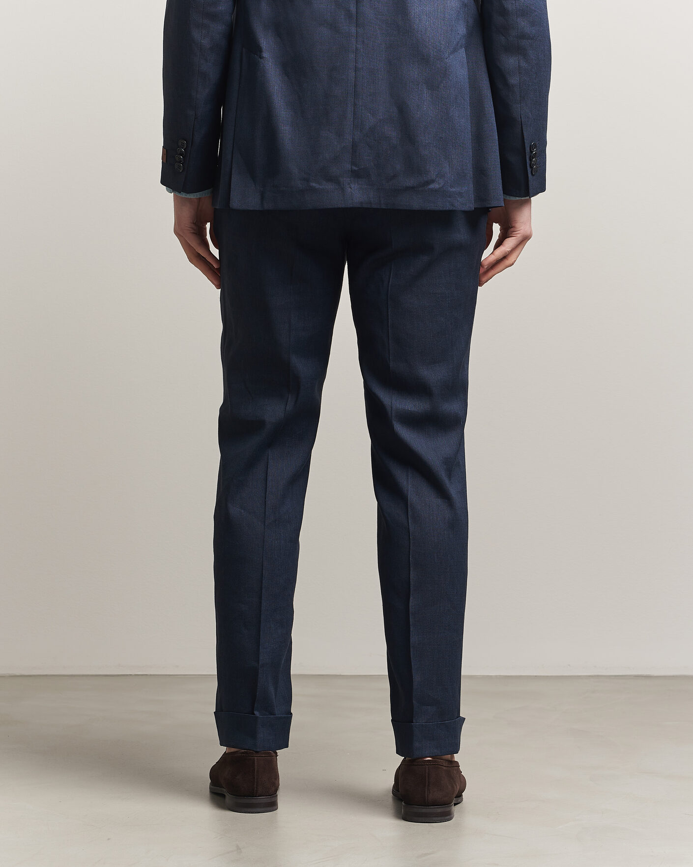Herren | Hosen | Morris | Jack Linen Trousers Navy