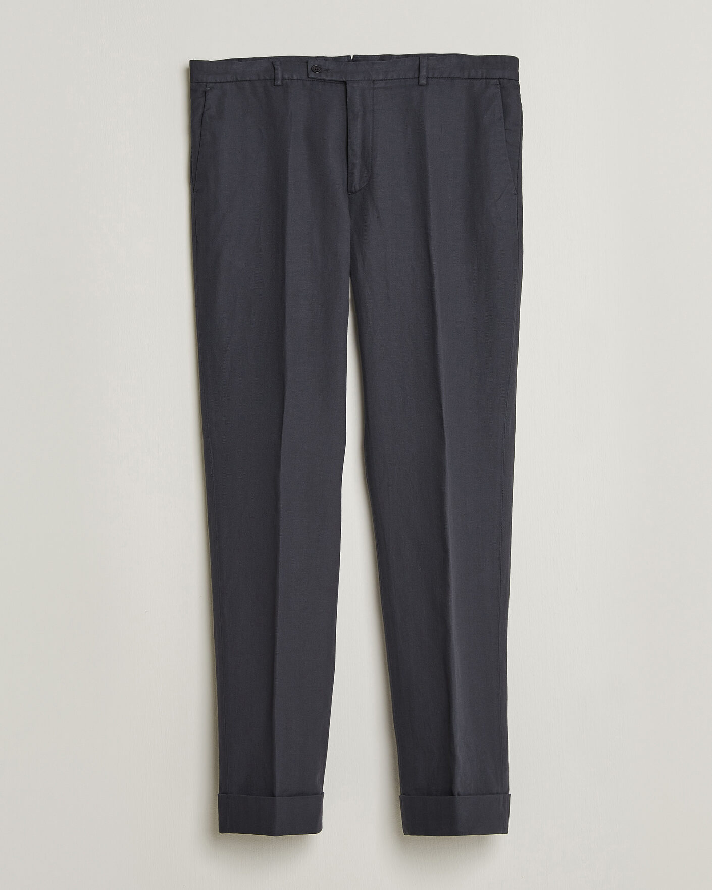 Herren | Hosen | Morris | Jack Herringbone Cotton Trousers Blue