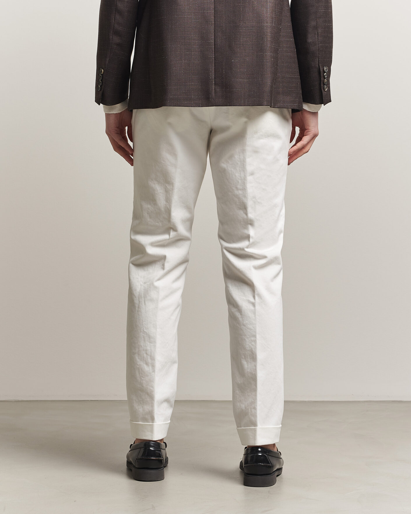 Herren | Hosen | Morris | Jack Cotton Trousers Off White