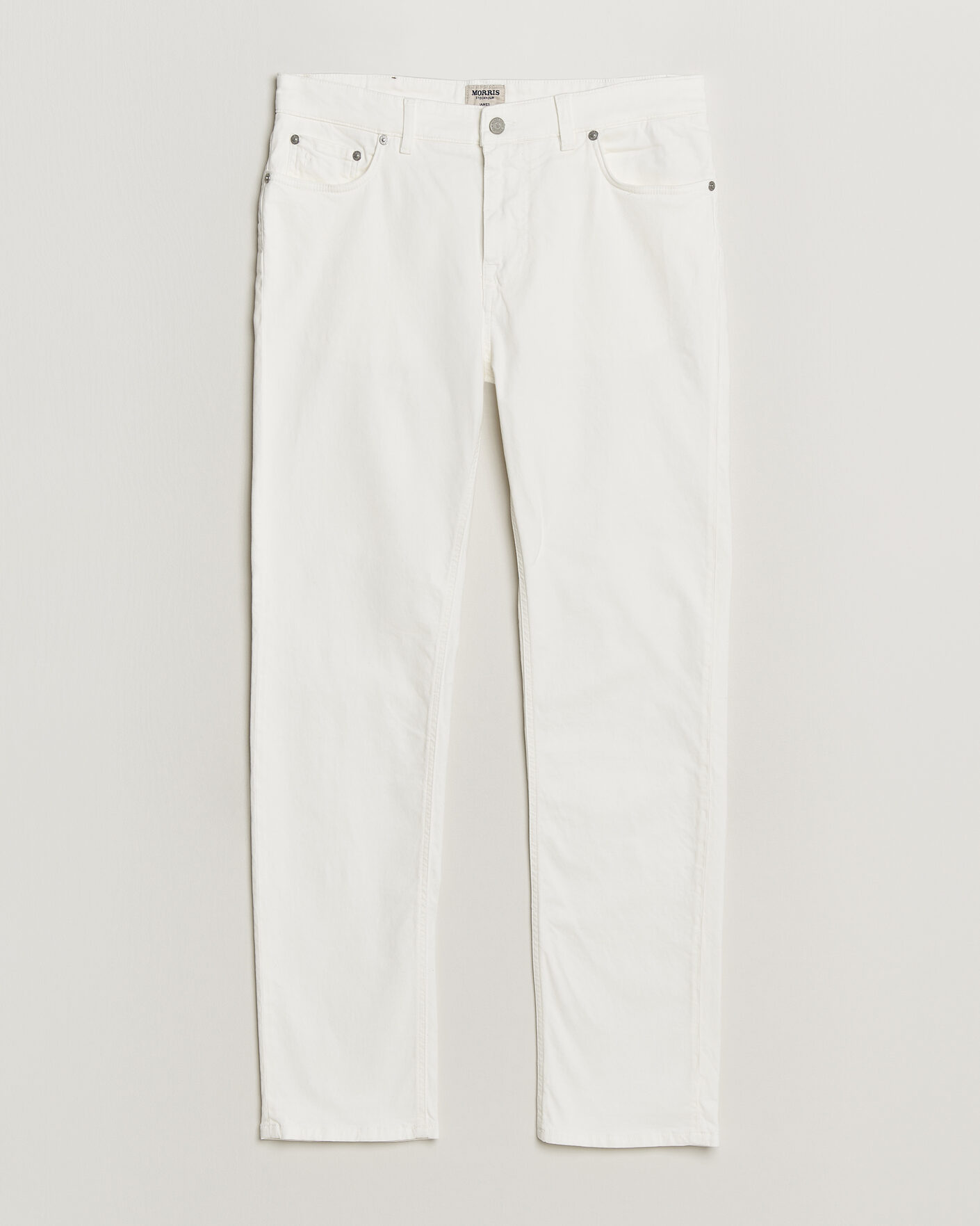 Herren | Jeans | Morris | James Brushed 5-Pocket Jeans Off White