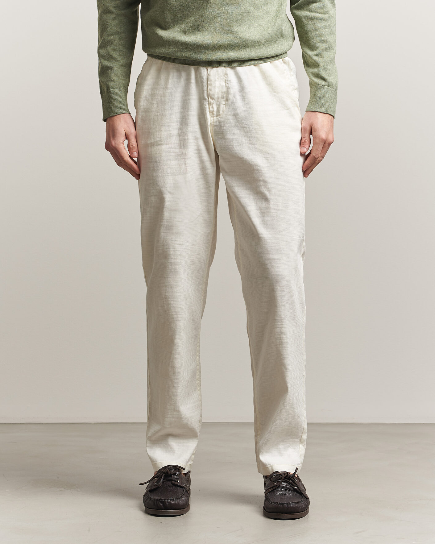 Herren | Hosen | Morris | Fenix Linen Trousers Off White