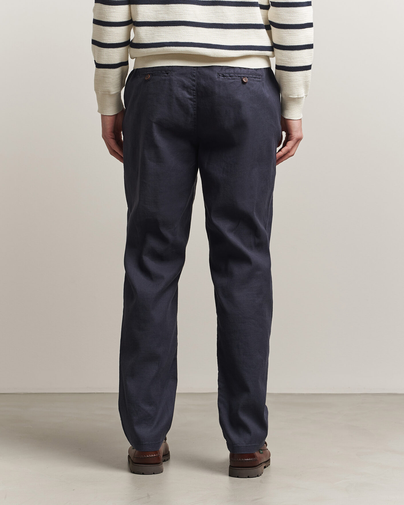 Herren | Hosen | Morris | Fenix Linen Trousers Navy