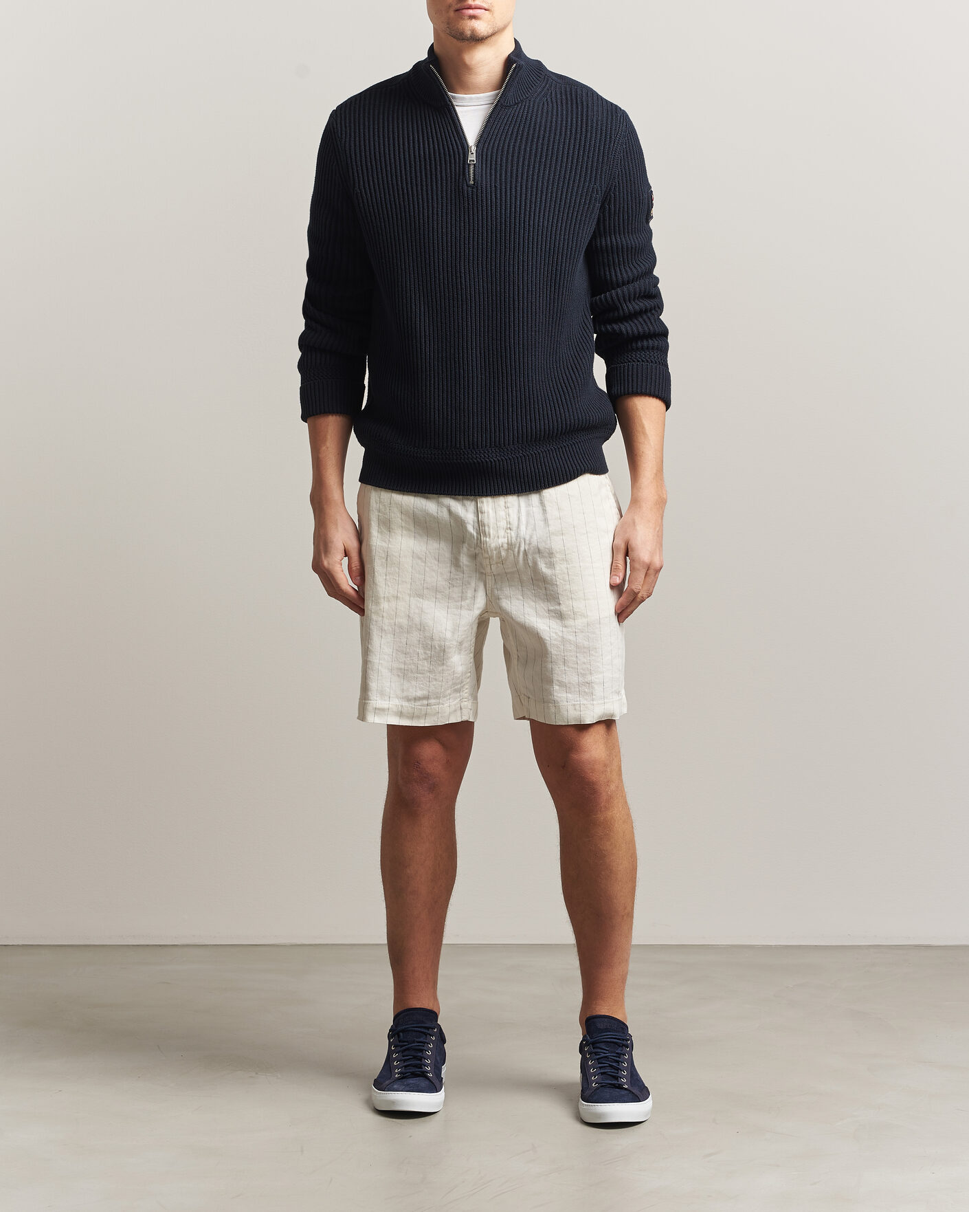 Herren | Shorts | Morris | Fenix Linen Shorts Beige
