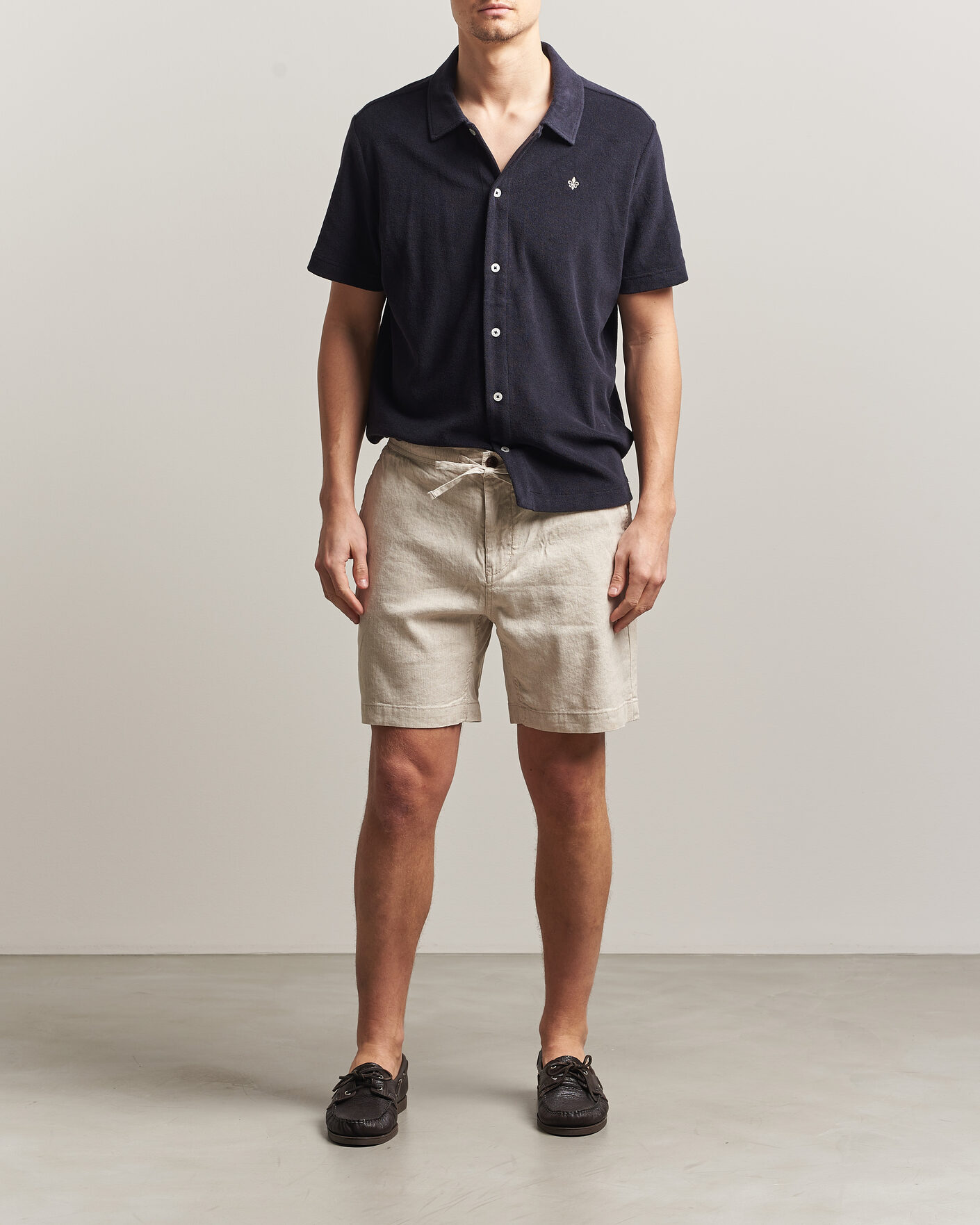 Herren | Shorts | Morris | Fenix Linen Shorts Khaki