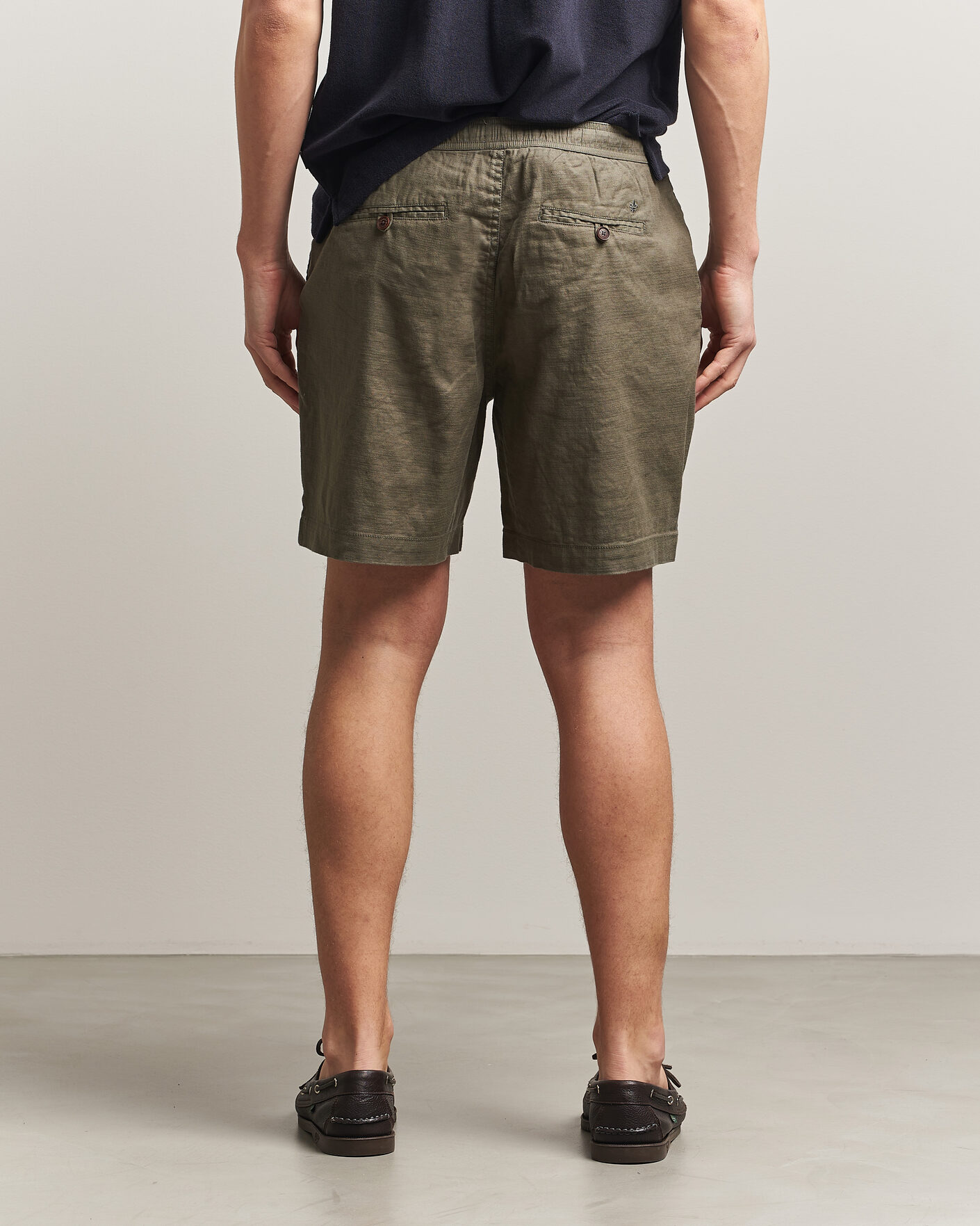 Herren | Shorts | Morris | Fenix Linen Shorts Olive