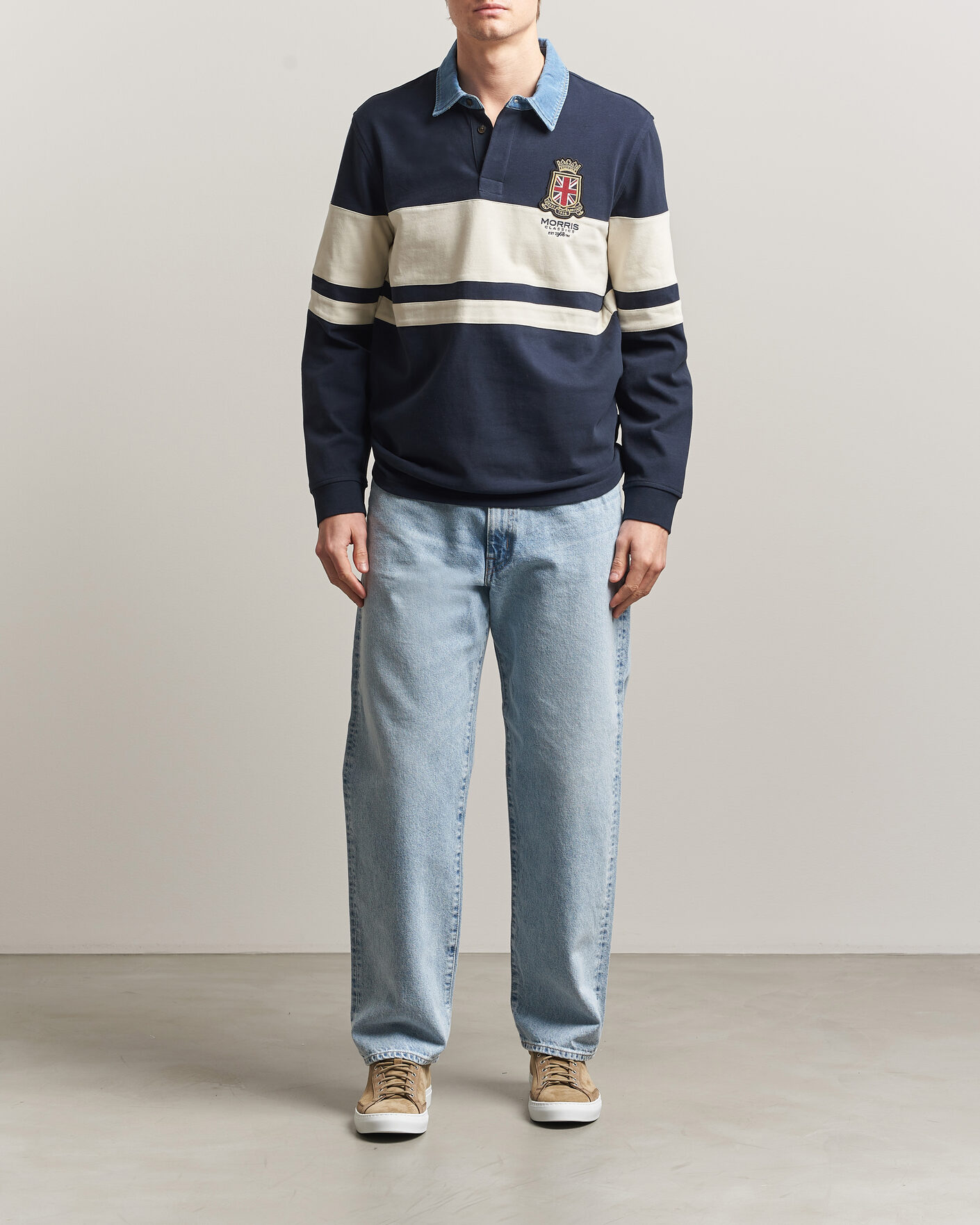 Herren | Pullover | Morris | Weston Rugger Blue/White