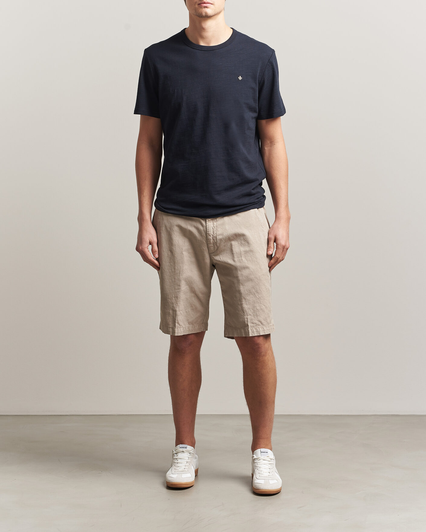 Herren | T-Shirts | Morris | Watson Slub T-Shirt Dark Blue
