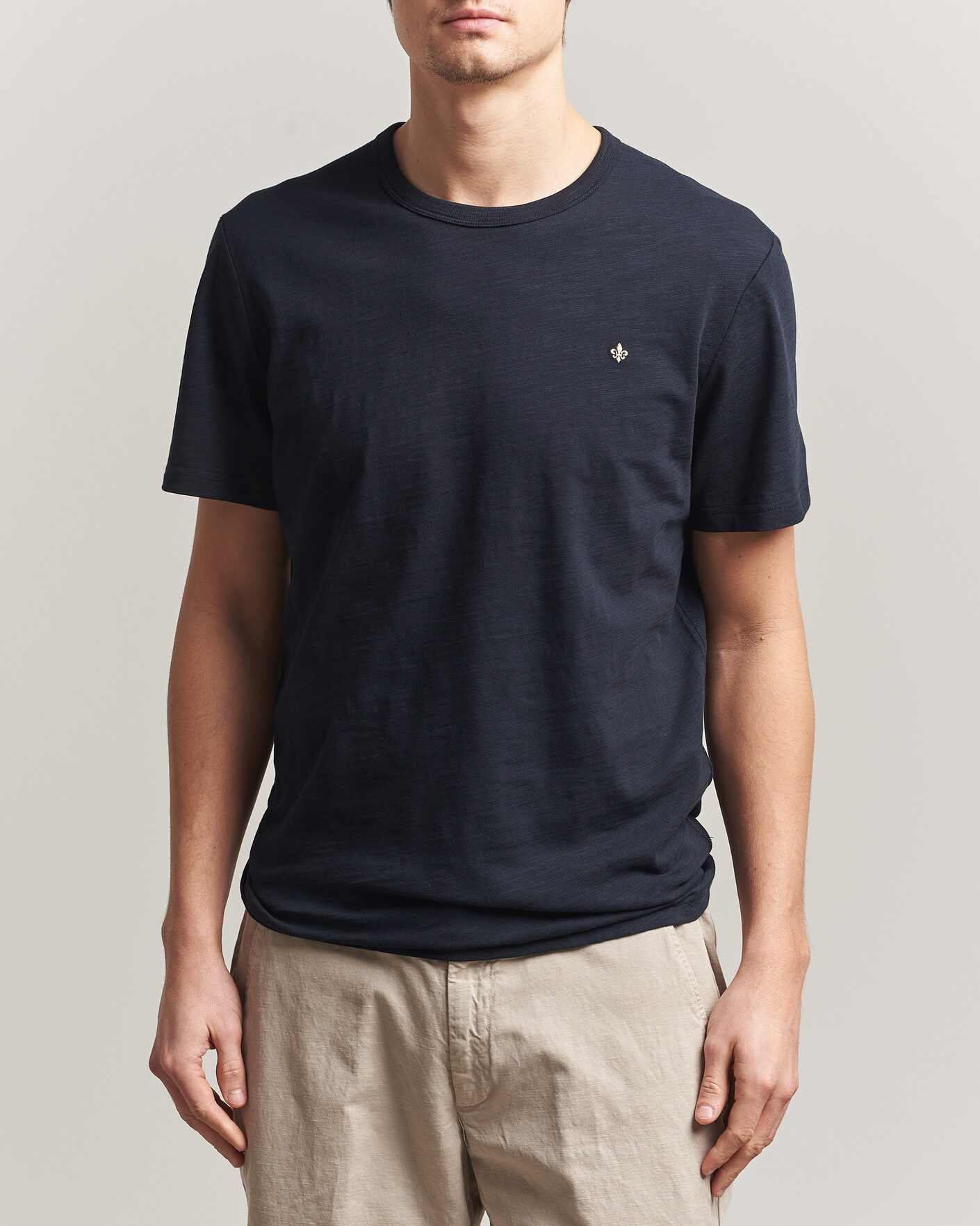 Herren | T-Shirts | Morris | Watson Slub T-Shirt Dark Blue