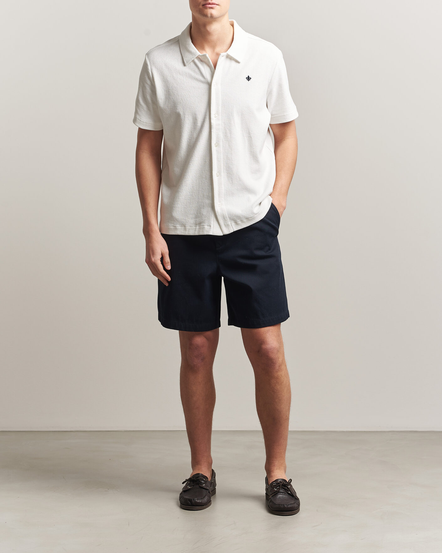 Herren | Poloshirts | Morris | Lily Terry Shirt Off White
