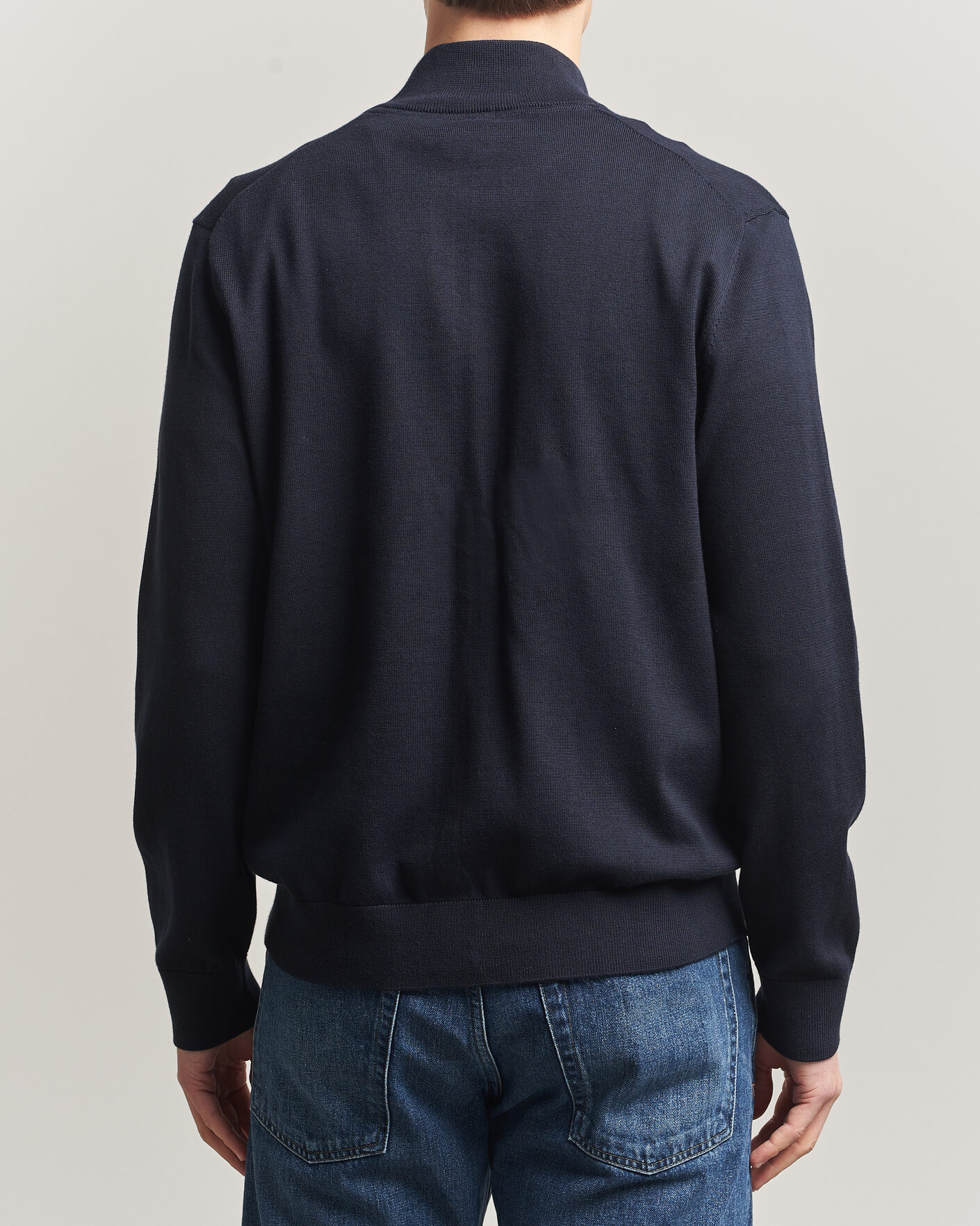 Herren | Pullover | Morris | Riley Zip Cardigan Navy