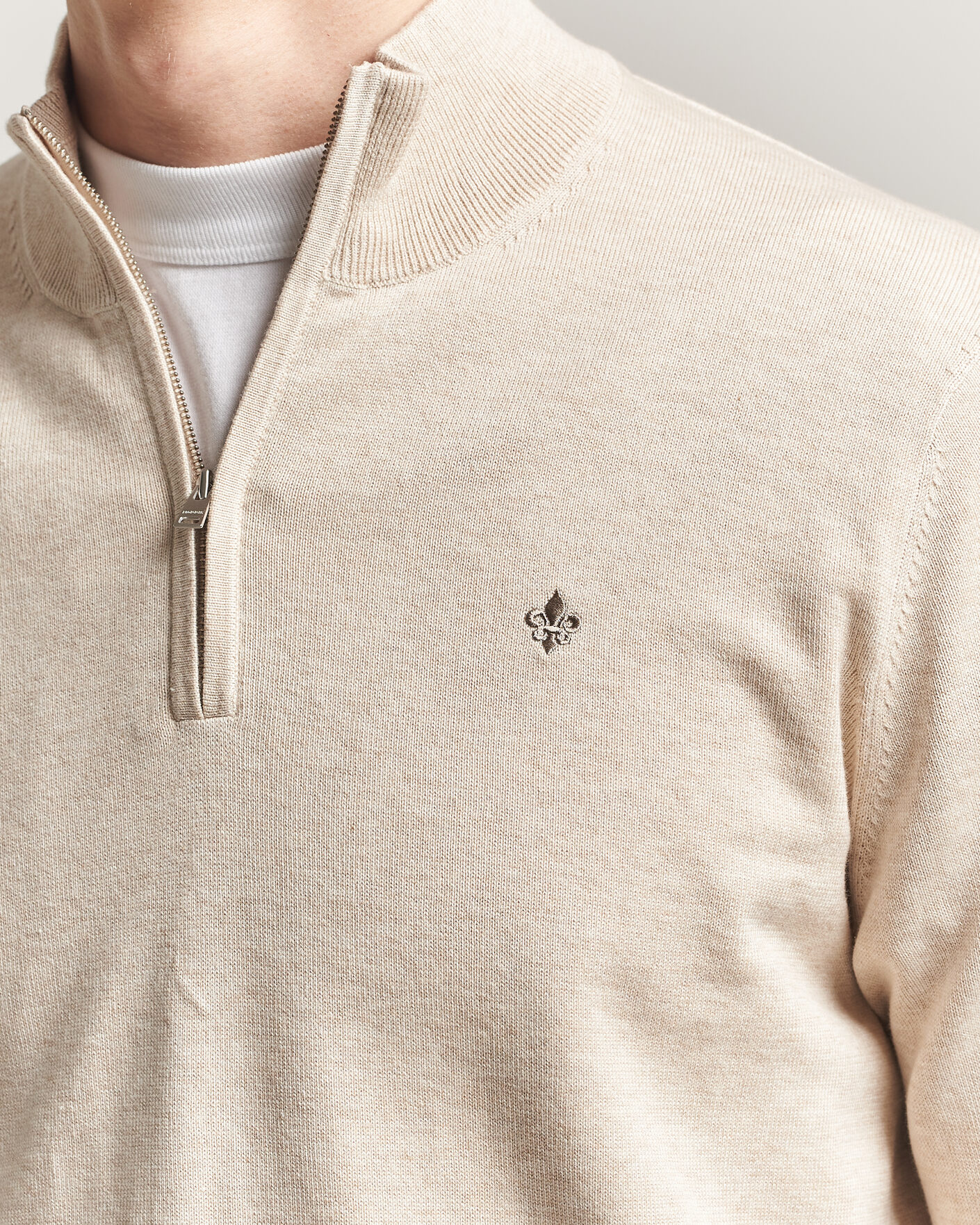 Herren | Pullover | Morris | Riley Half-Zip Khaki