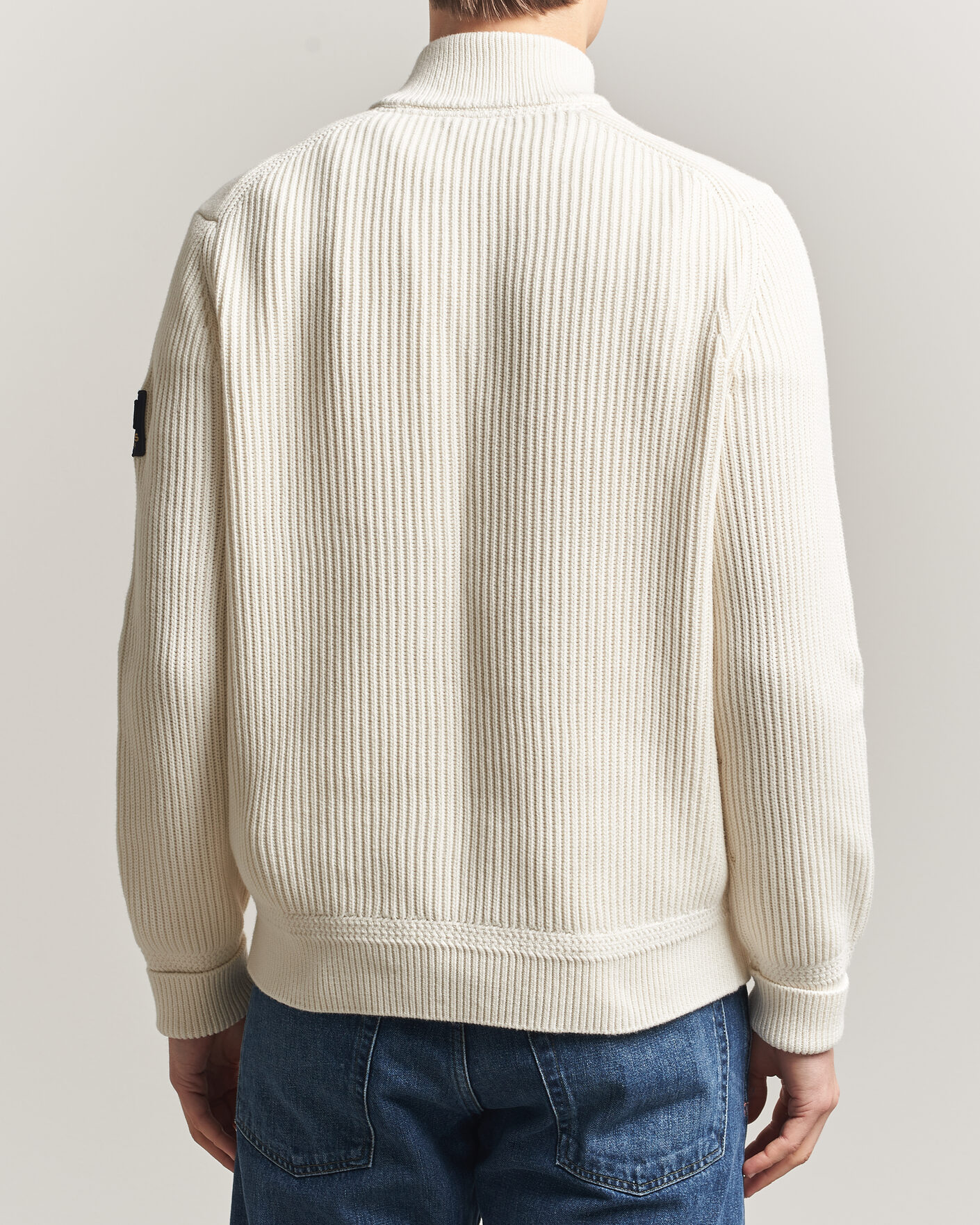 Herren | Pullover | Morris | Brenton Half-Zip Off White