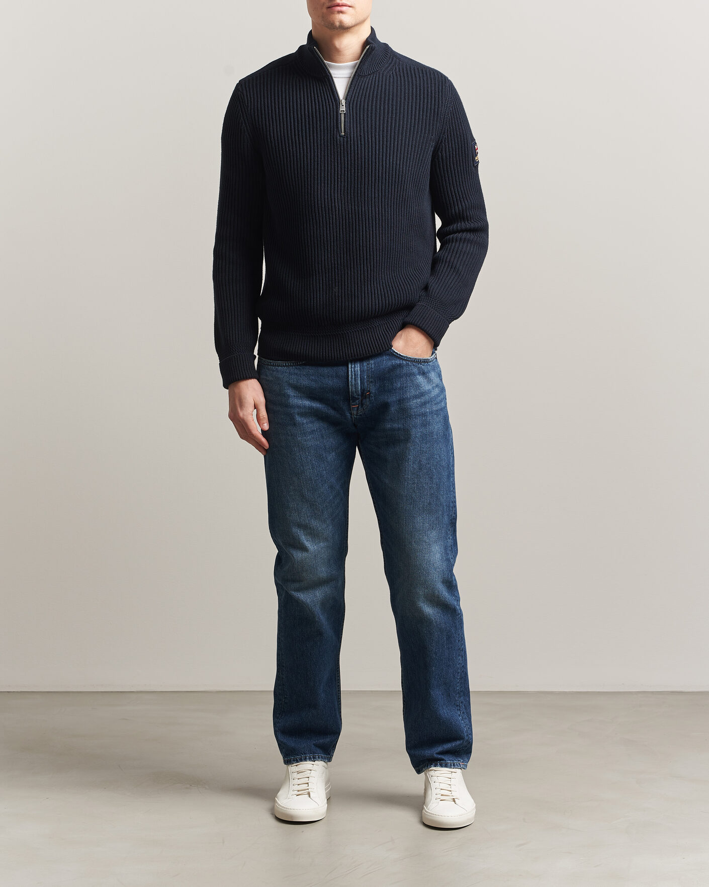 Herren | Pullover | Morris | Brenton Half-Zip Navy