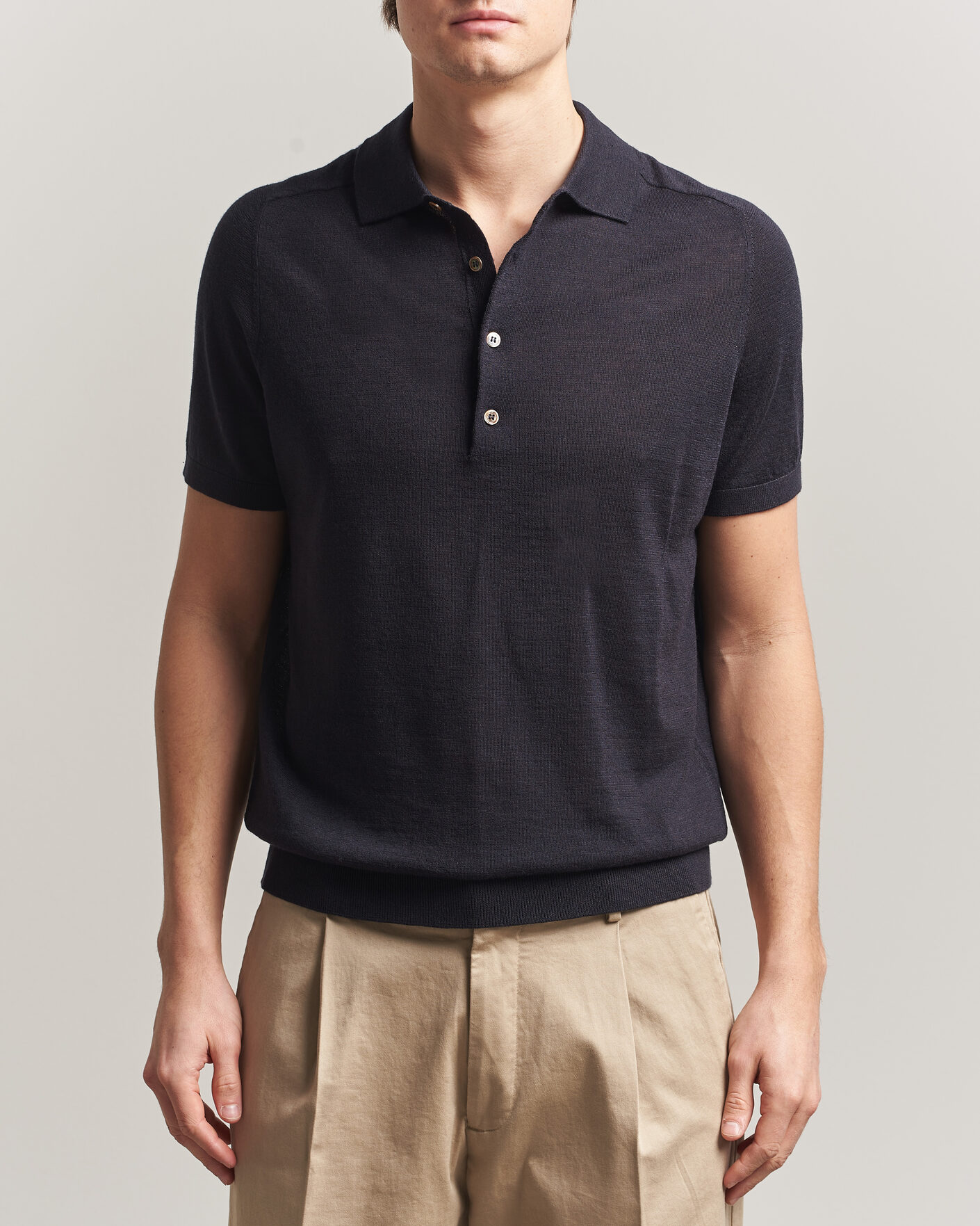 Herren | Poloshirts | Morris | Colin Short Sleeve Polo Shirt Navy