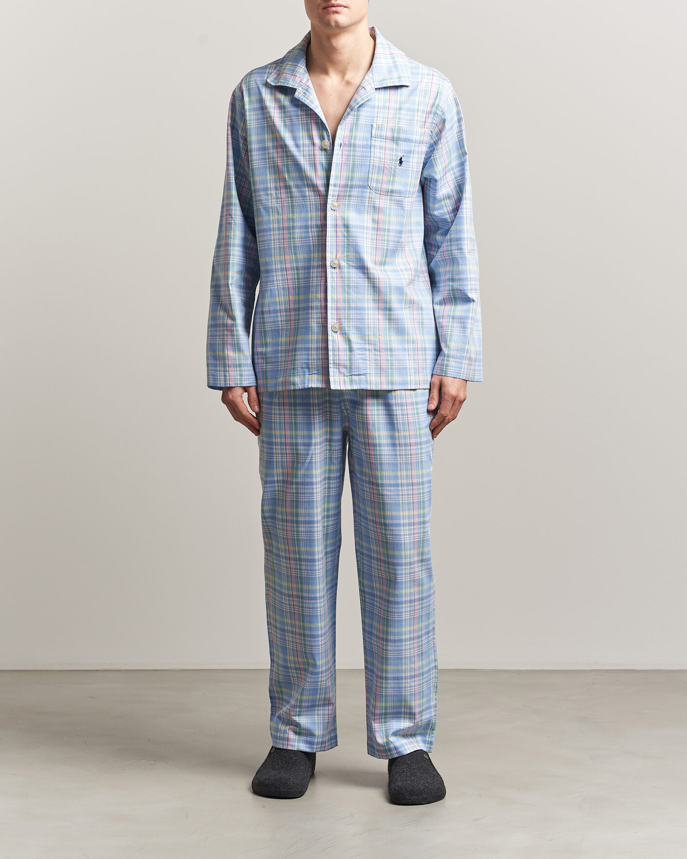 Herren | Schlafanzüge & Bademäntel | Polo Ralph Lauren | Cotton Checked Pyjama Set Multi