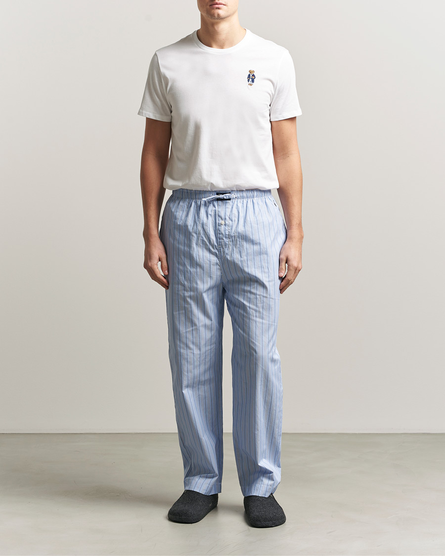 Herren | Schlafanzüge & Bademäntel | Polo Ralph Lauren | Cotton Pyjama Set Andrew Stripe/White