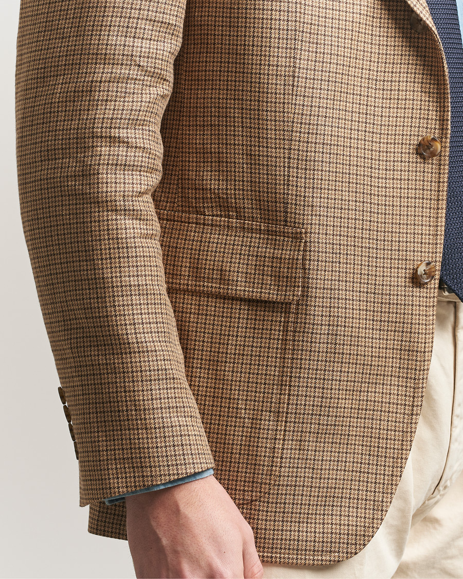 Herren | Sakkos | Polo Ralph Lauren | Mini Guncheck Blazer Camel Multi