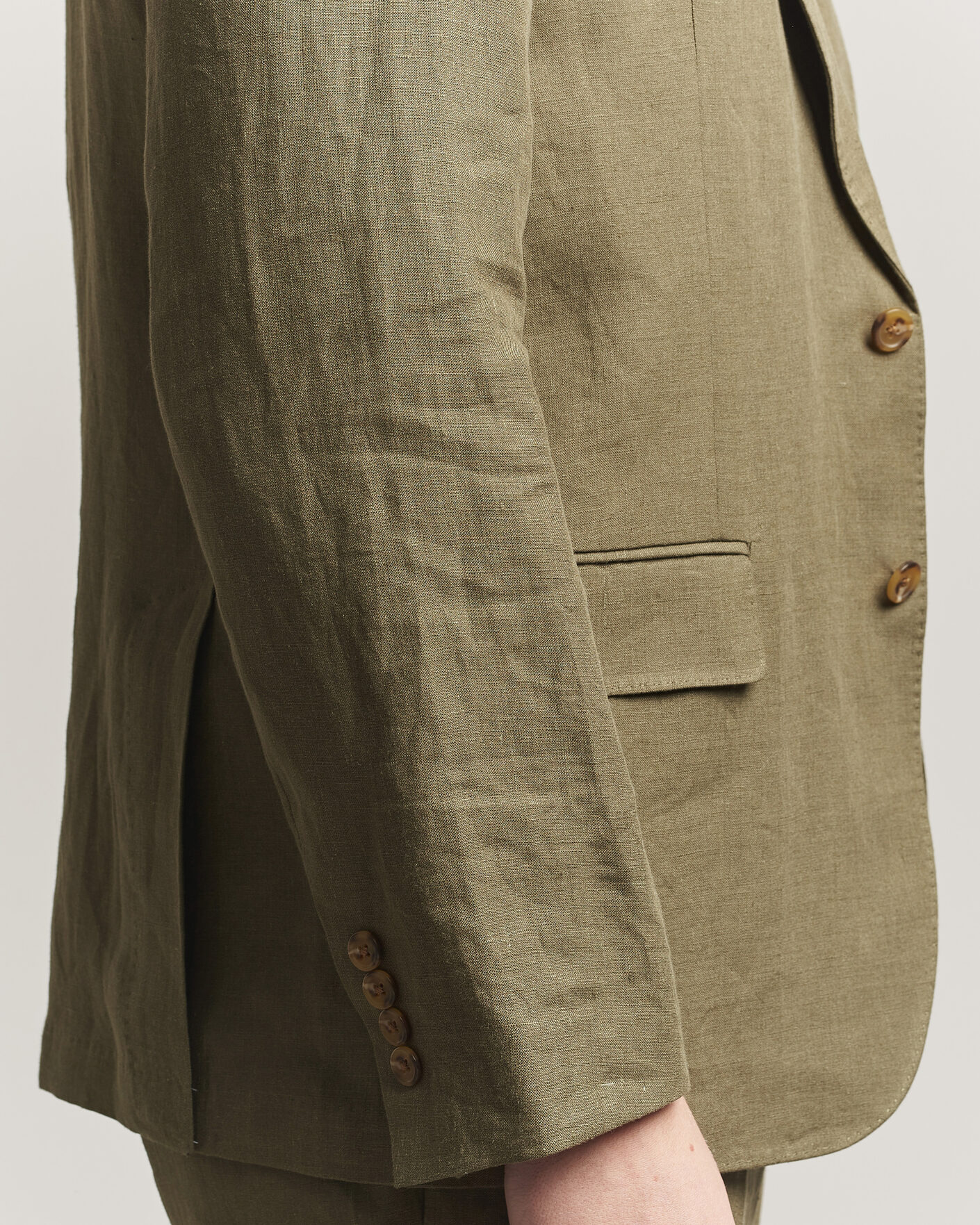 Herren | Sakkos | Polo Ralph Lauren | Linen Sportcoat Basic Olive