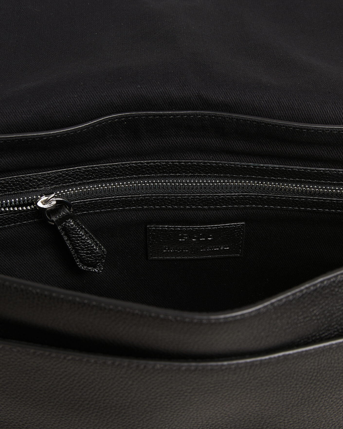Herren | Taschen | Polo Ralph Lauren | Pebble Leather Messenger Bag Black