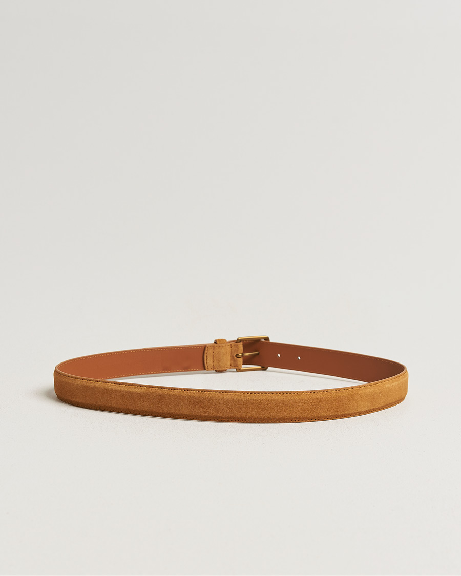 Herren | Gürtel | Polo Ralph Lauren | Suede Belt Tan