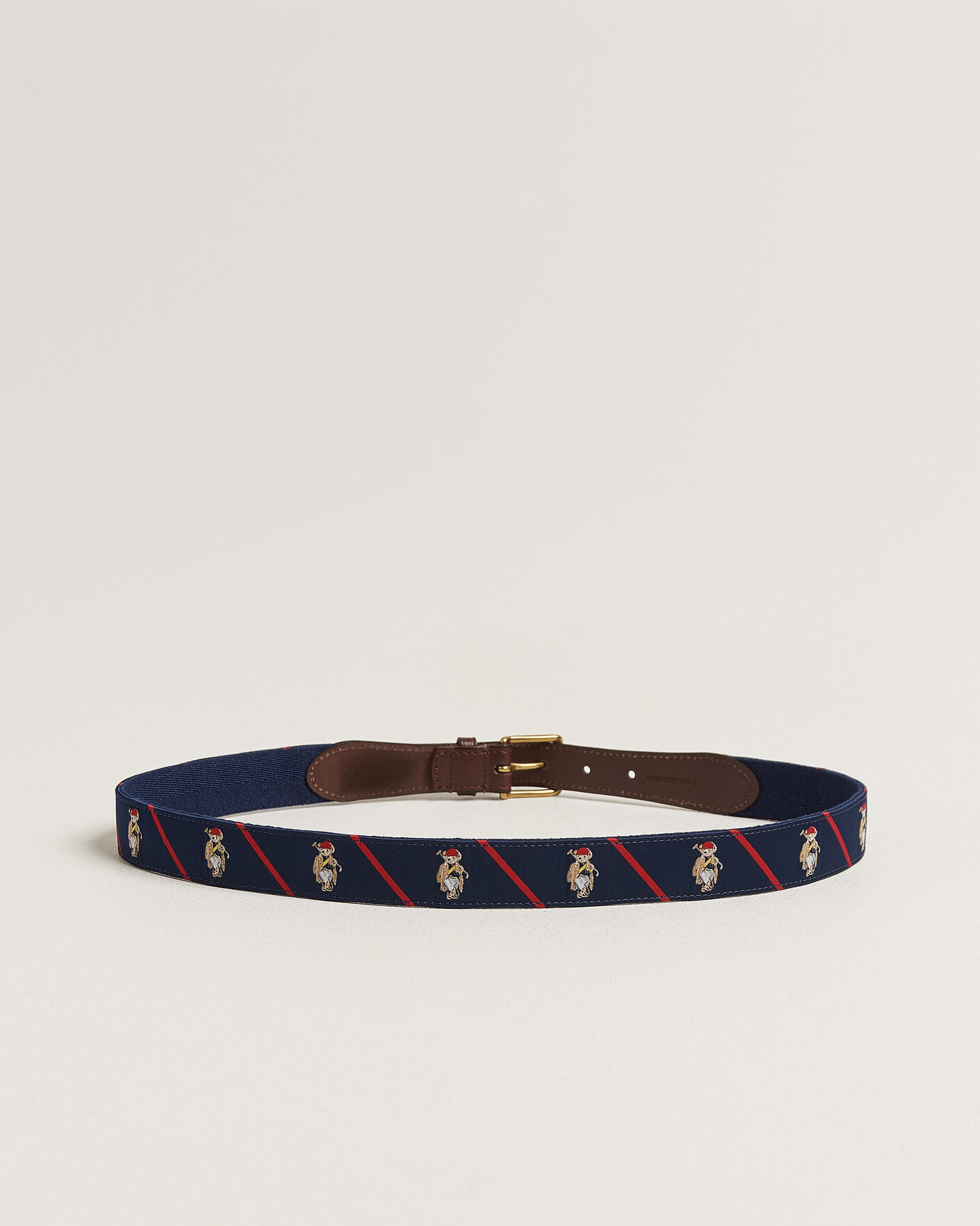 Herren | Gürtel | Polo Ralph Lauren | Leather Bear Belt Navy Multi