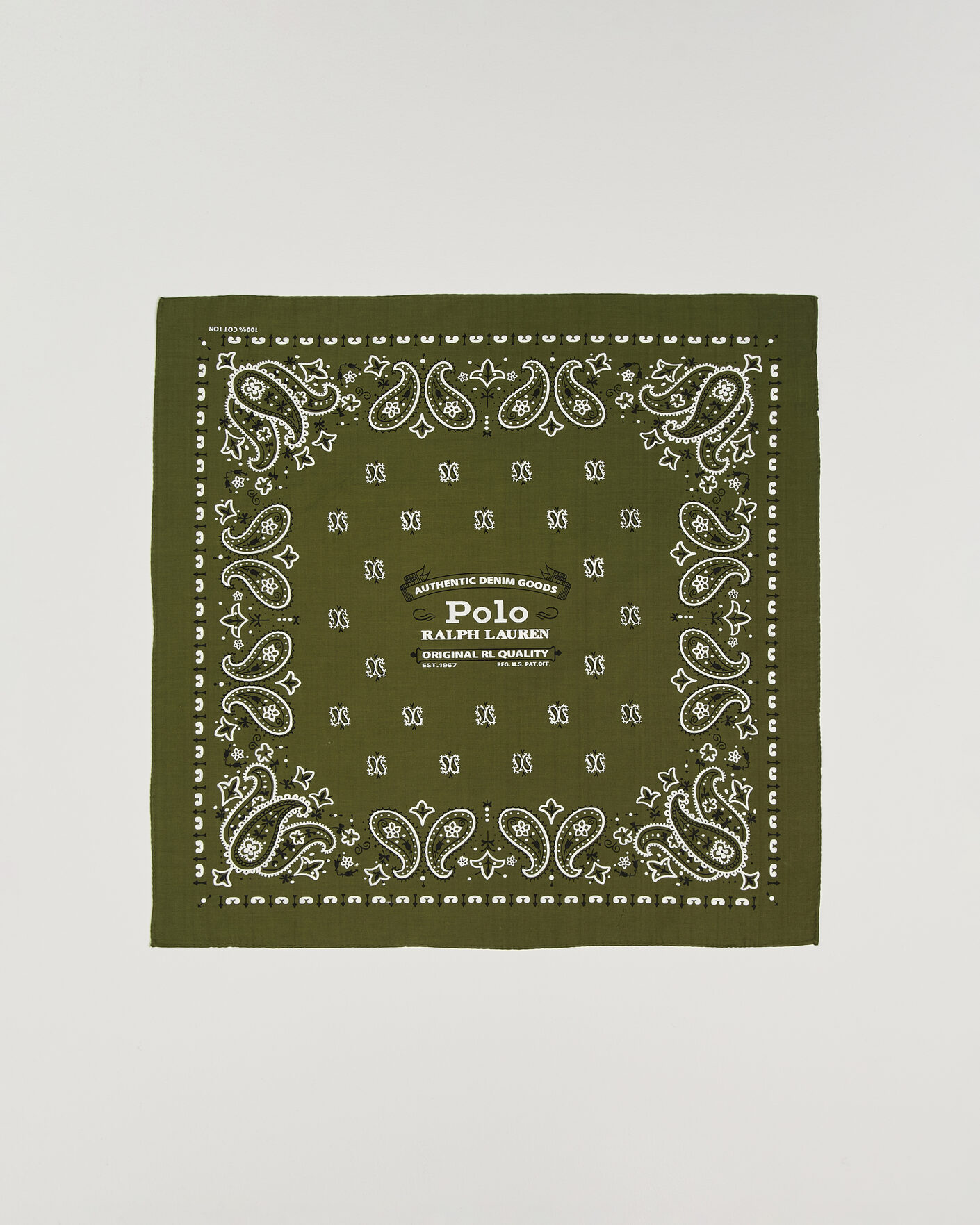 Herren | Tücher | Polo Ralph Lauren | Cotton Printed Bandana Supply Olive