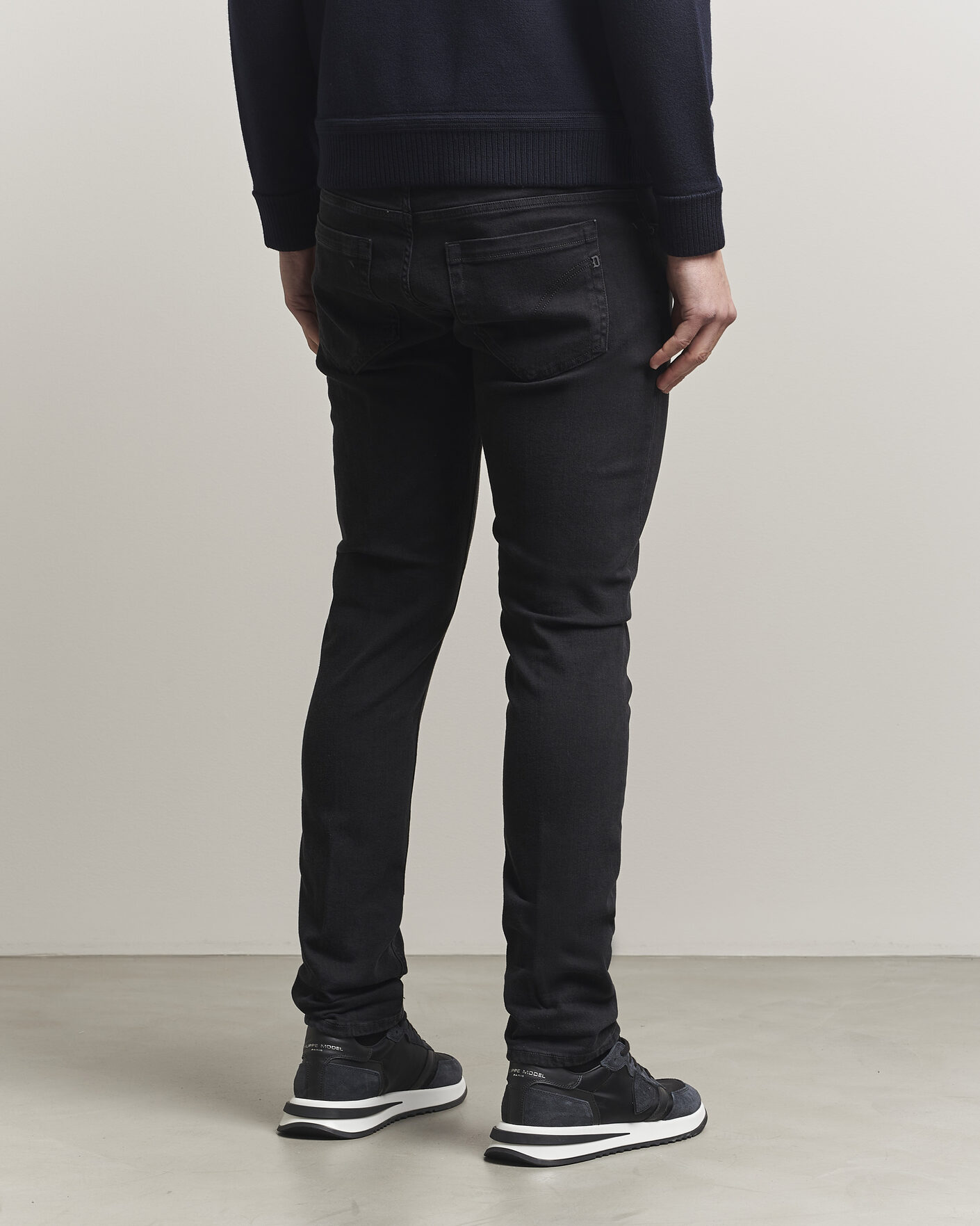 Herren | Jeans | Dondup | George Jeans Washed Black