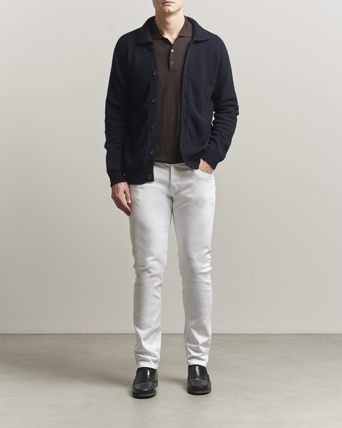 Herren | Hosen | Dondup | George Bullstretch 5-Pocket Pants White