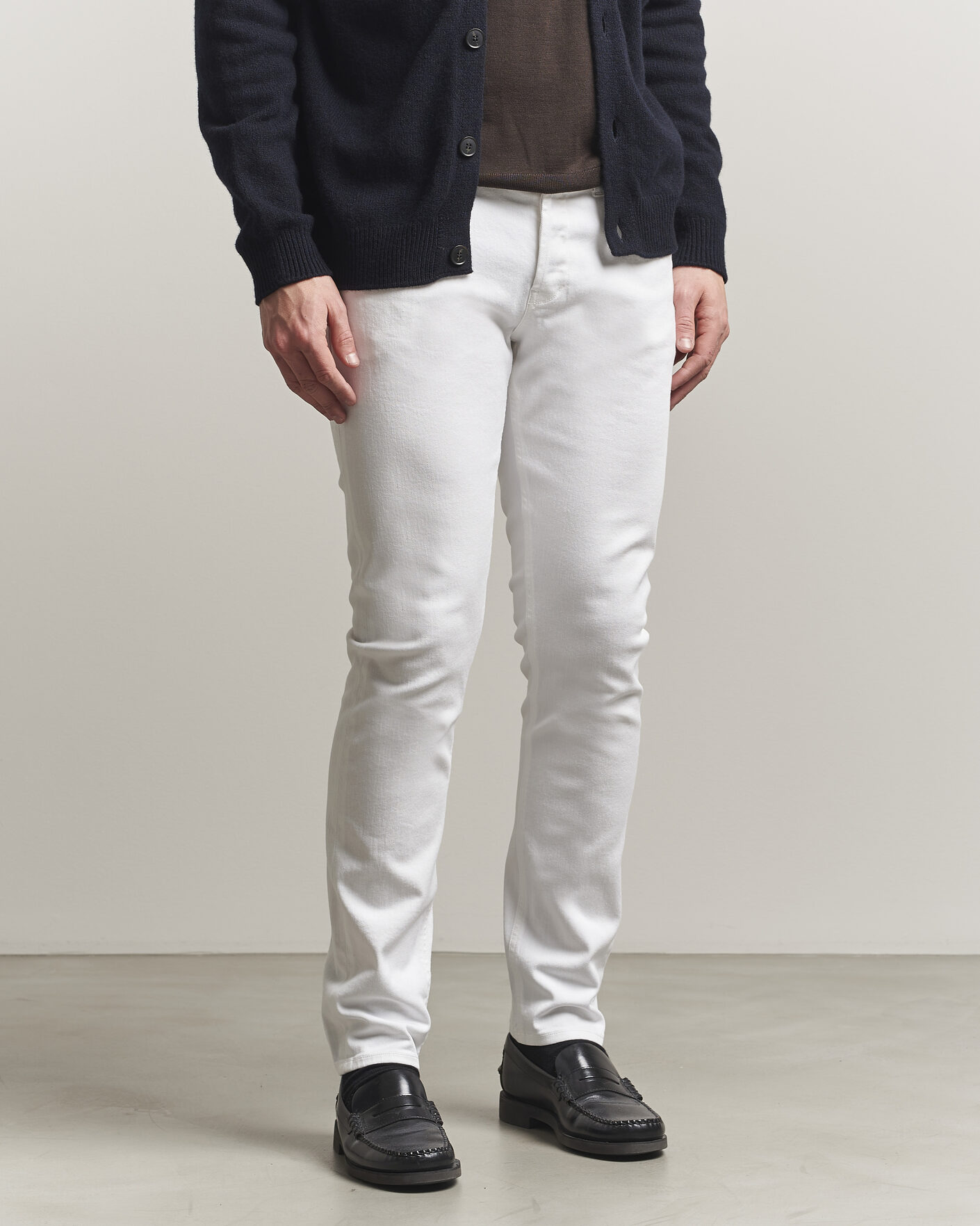 Herren | Hosen | Dondup | George Bullstretch 5-Pocket Pants White