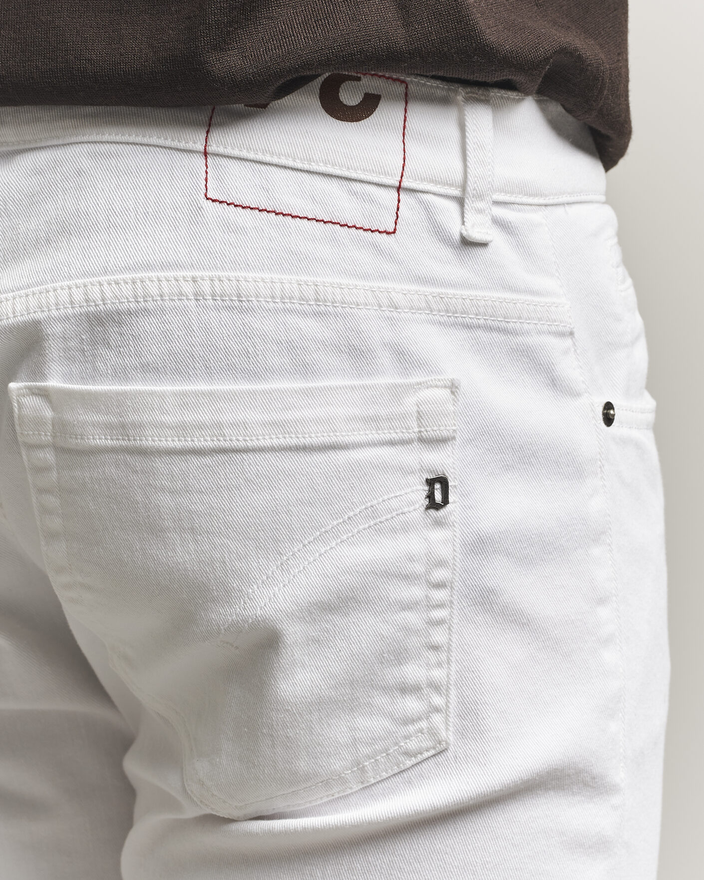 Herren | Hosen | Dondup | George Bullstretch 5-Pocket Pants White