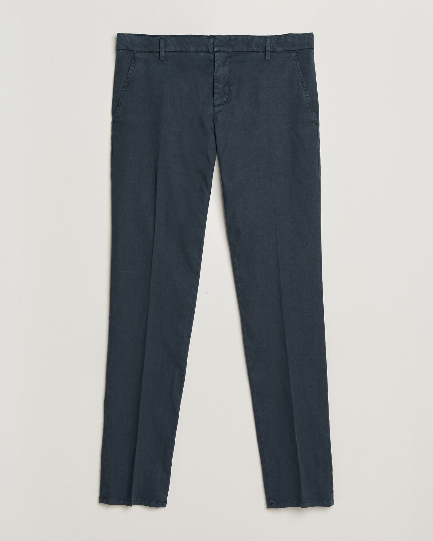 Herren | Hosen | Dondup | Spiritisimo Linen Stretch Chinos Navy